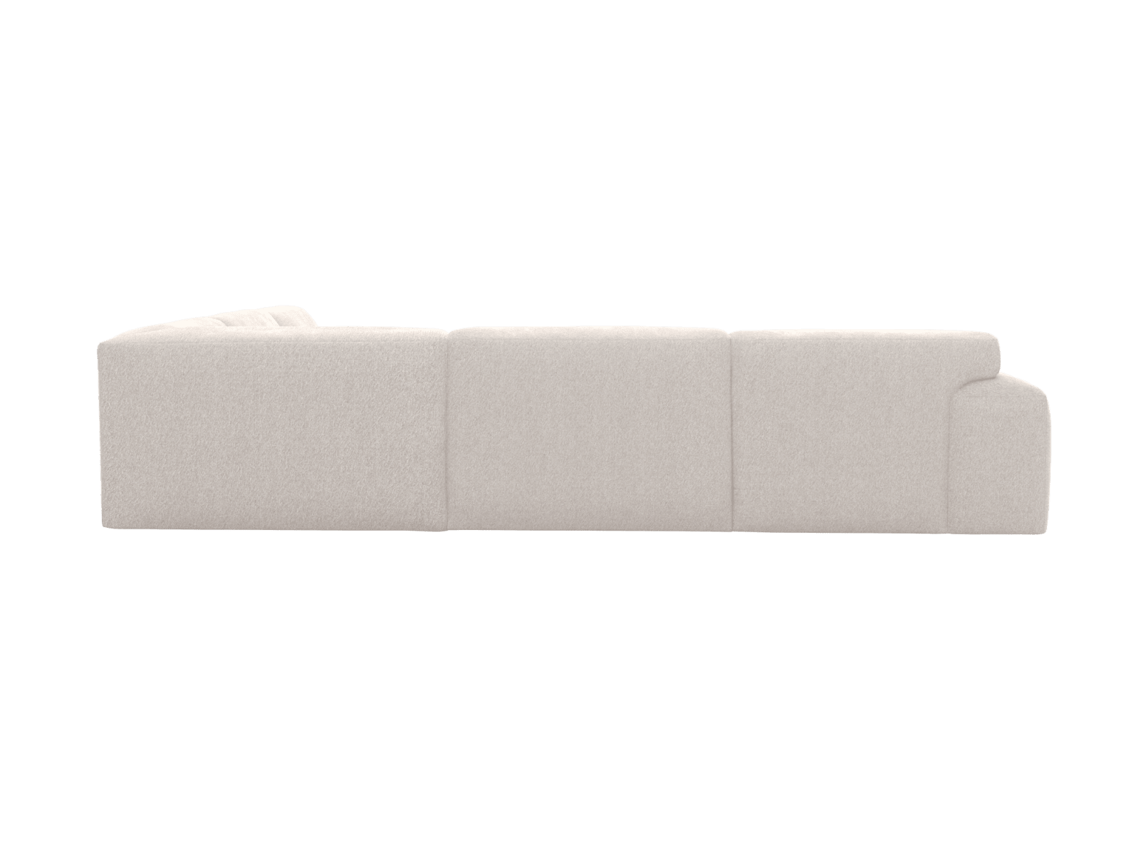 Copenhagen Toorak Pearl Sofa - 5 Seater Wedge Corner Sofa color Toorak Pearl
