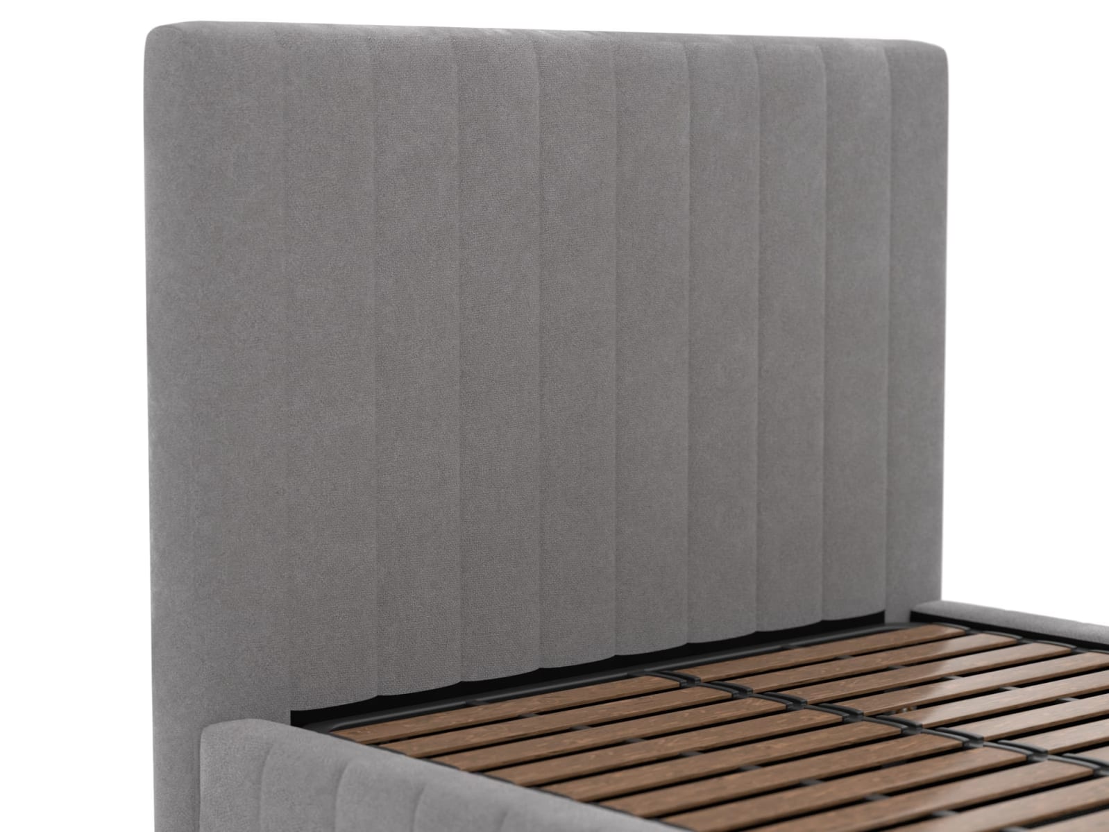 Brentwood Gas Lift Bed View Steel color View Steel