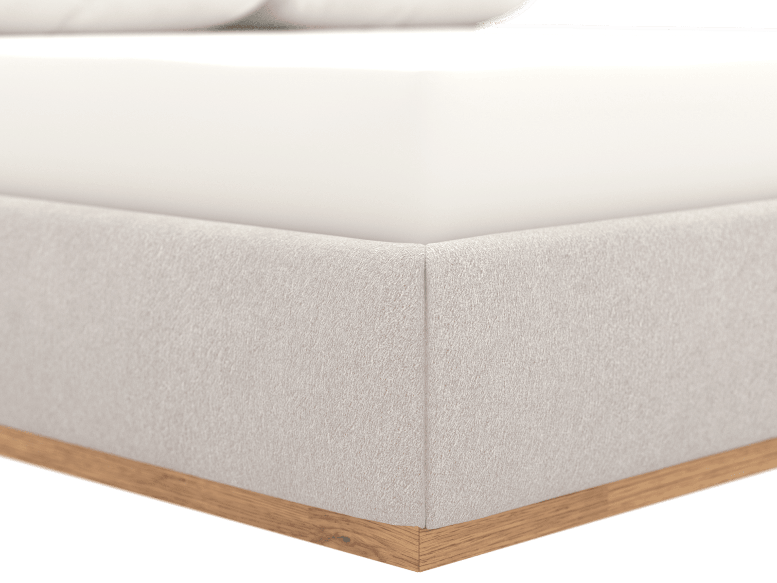 Haven Gas Lift Bed Toorak Pearl King color Toorak Pearl