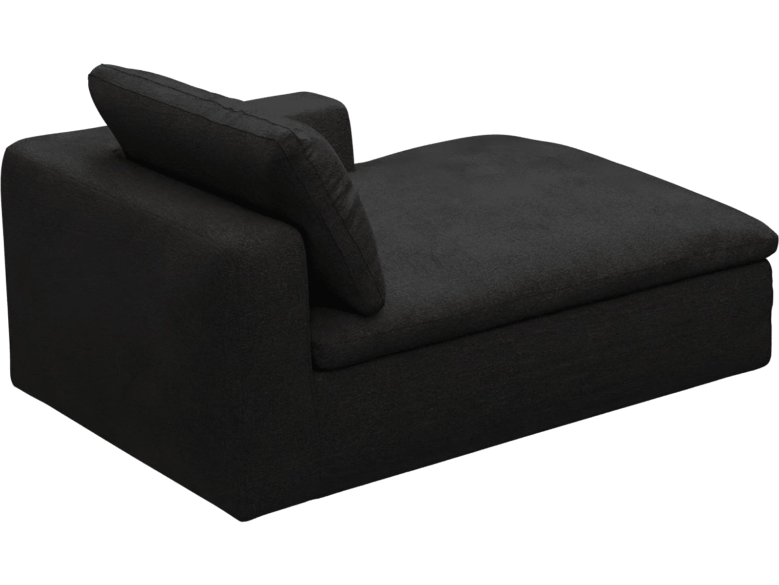 Cloud Deep Chaise Right Module California Charcoal color California Charcoal