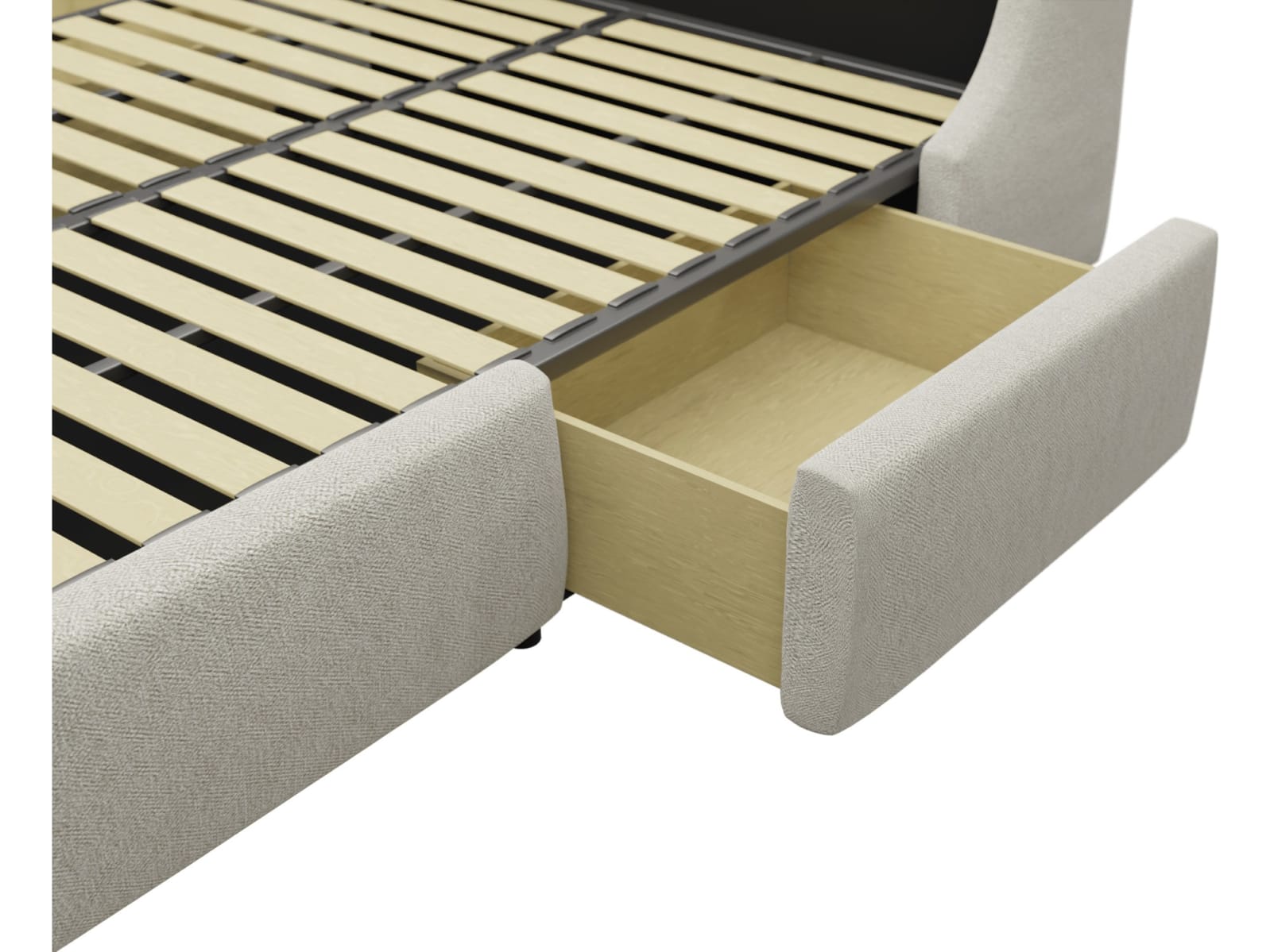 Lucy Drawer Bed Noa Desert color Noa Desert