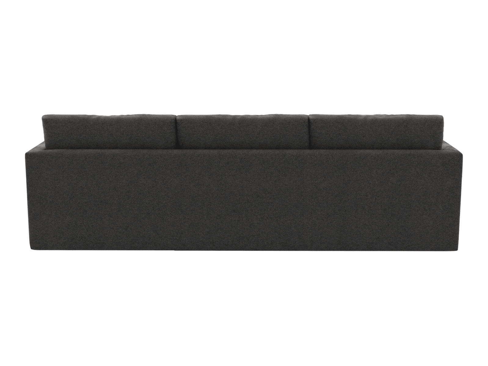 Haven Apt California Charcoal Chaise Sofa color California Charcoal