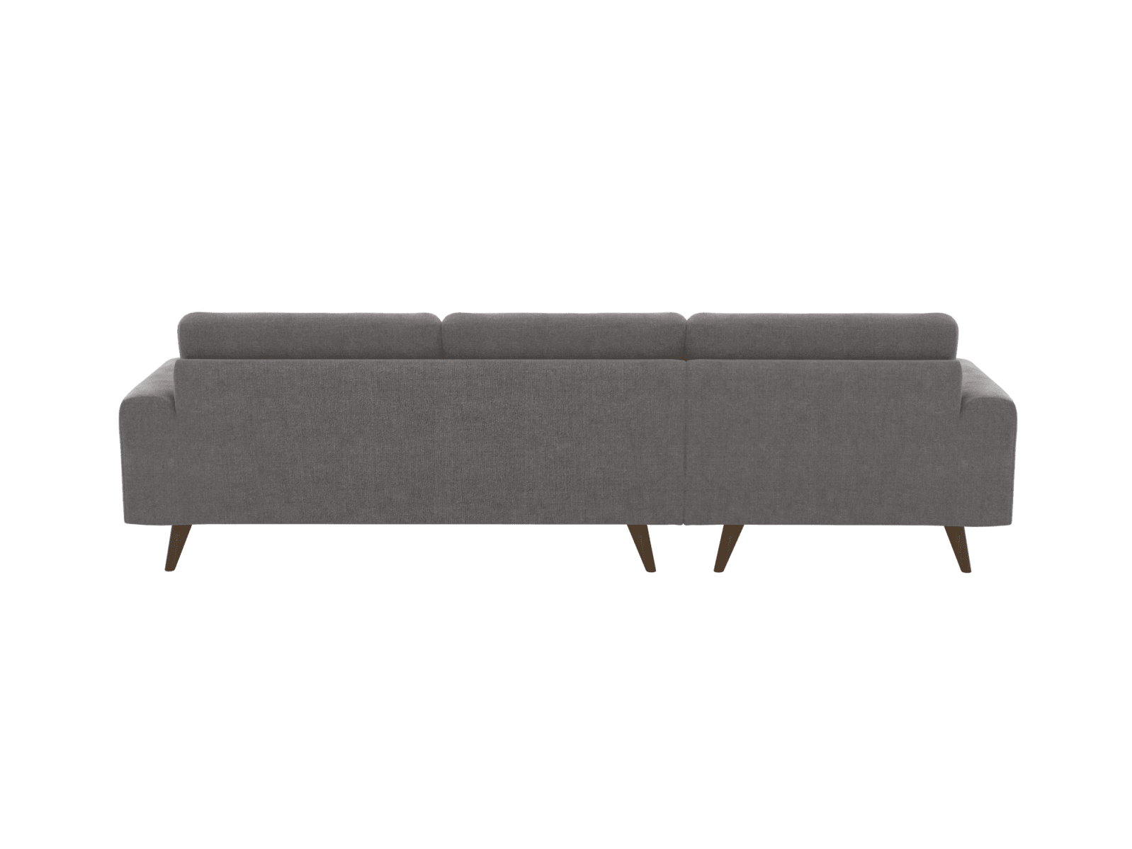 Dane Tribute Storm Chaise Sofa - 3 Seater color Tribute Storm