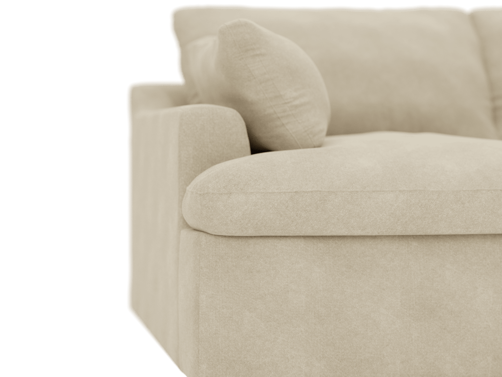 Retreat Avon Taupe Modular Sofa - 3 Piece color Avon Taupe