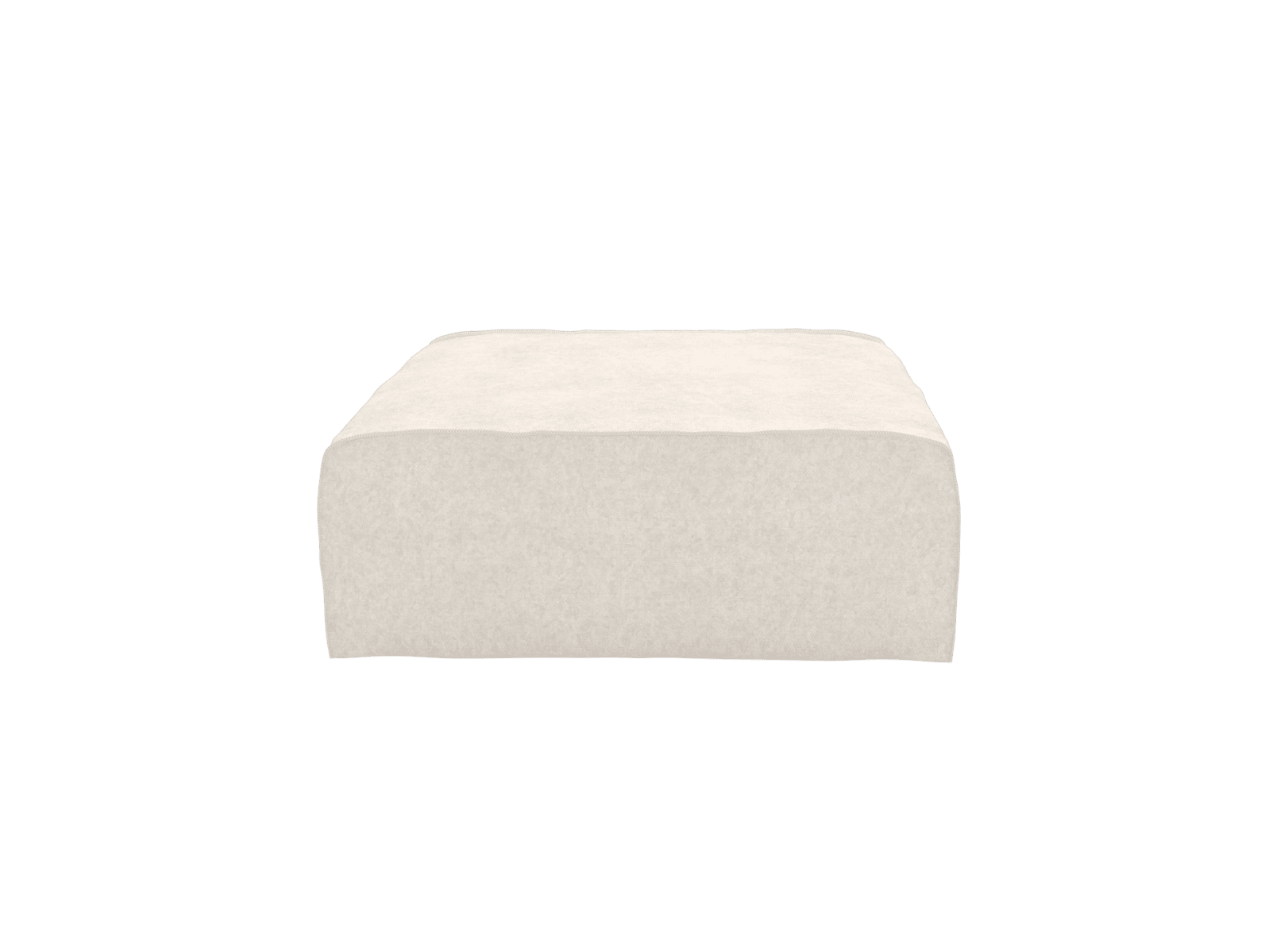 Como Tribute Ice Ottoman - Large color Tribute Ice