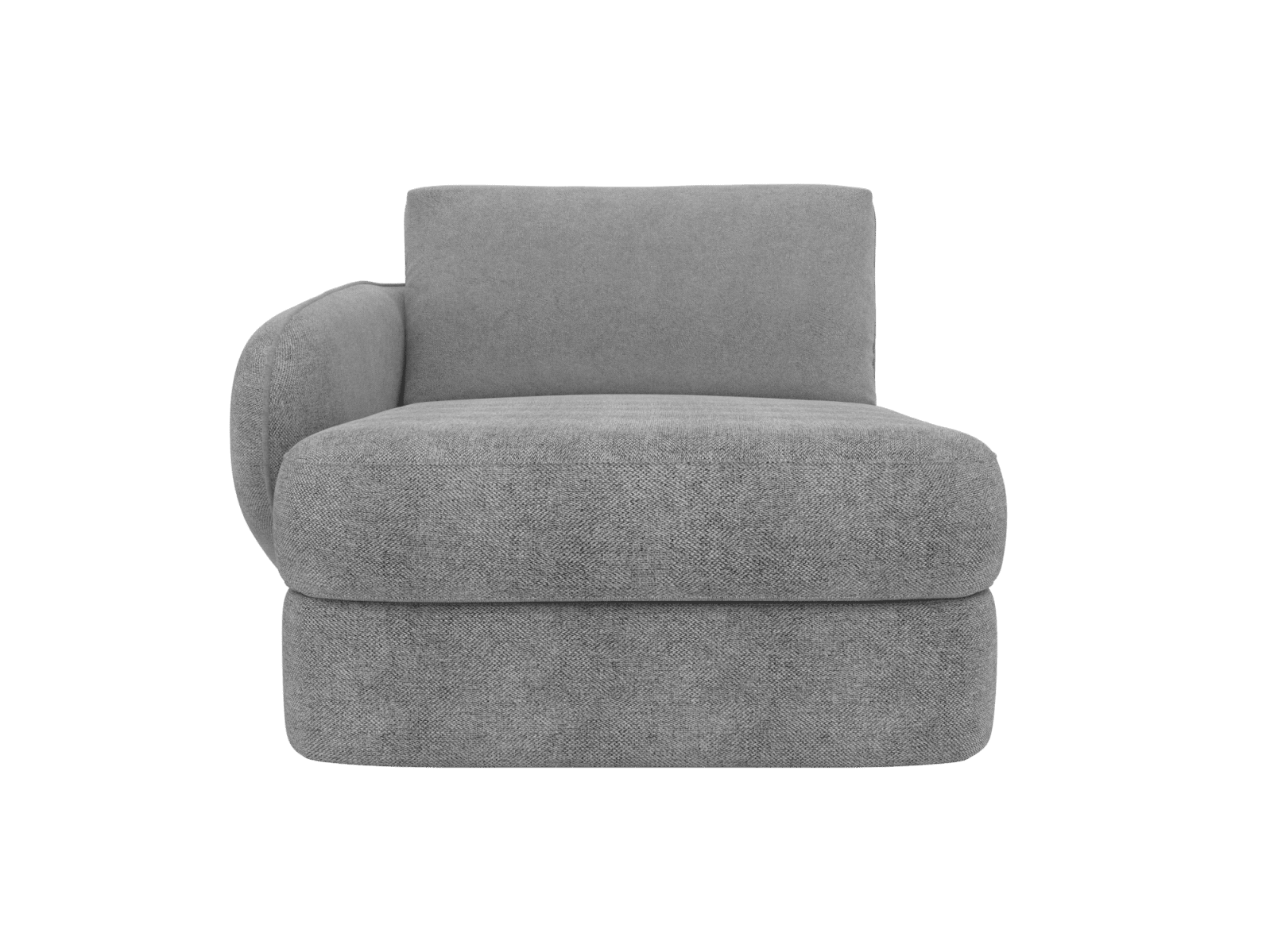 Esme California Slate Left Arm Facing Chaise Module color California Slate