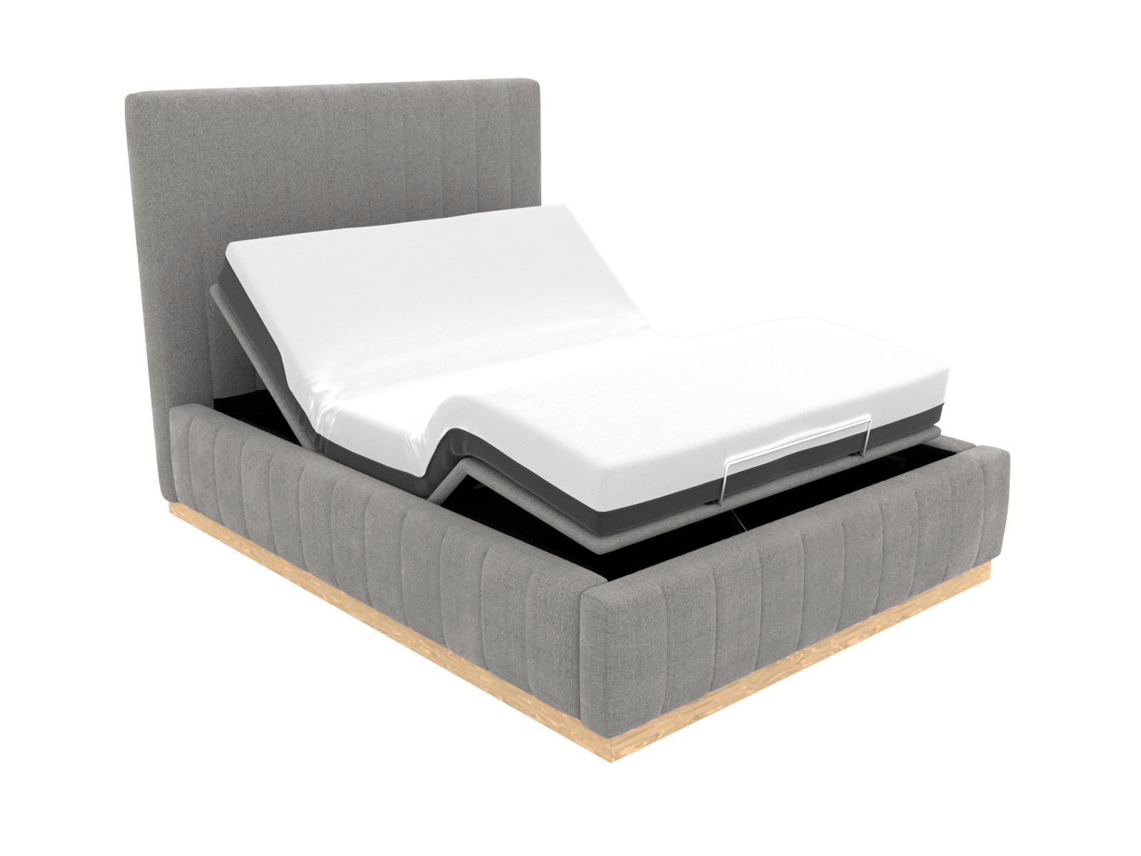 Brentwood Adjustable Bed Toorak Pebble color Toorak Pebble