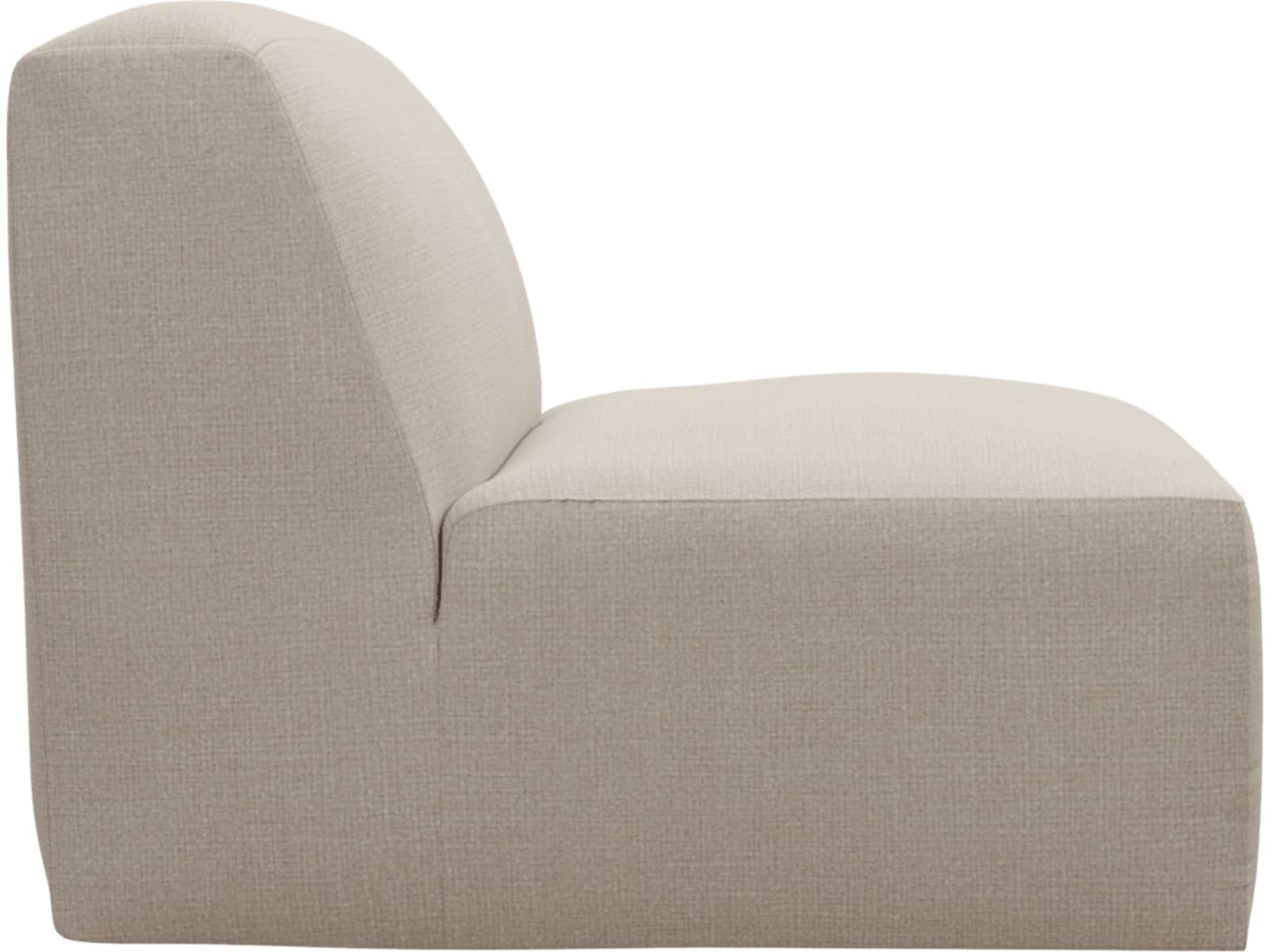 Copenhagen Santa Fe Sand Armless Chair Sofa Module color Santa Fe Sand