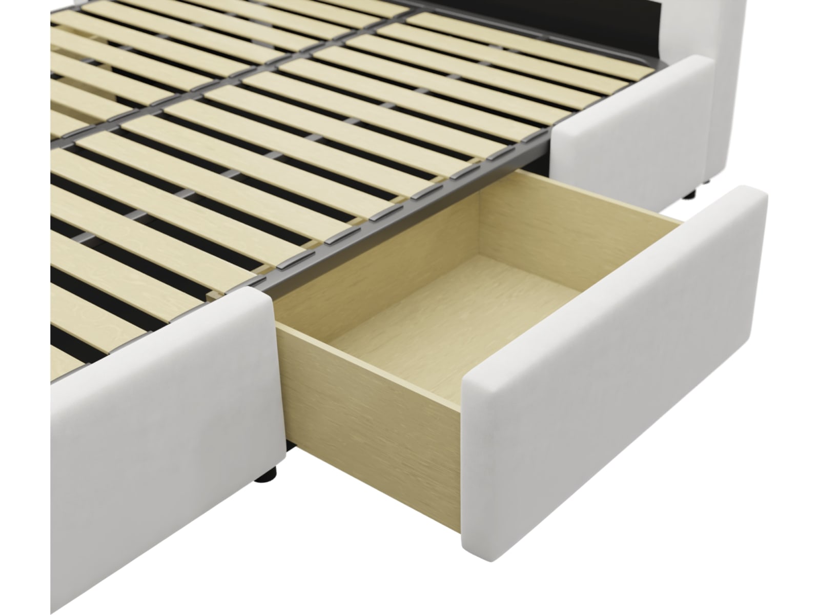 Aria Drawer Bed Muse Frost color Muse Frost