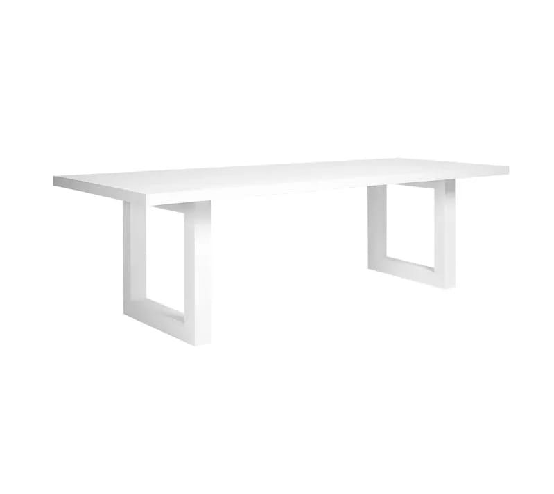 Balmain Dining Table White color White