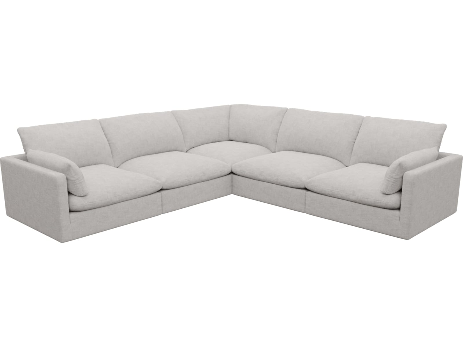 Willow Avon Mineral Corner Sofa - 5 Seater color Avon Mineral