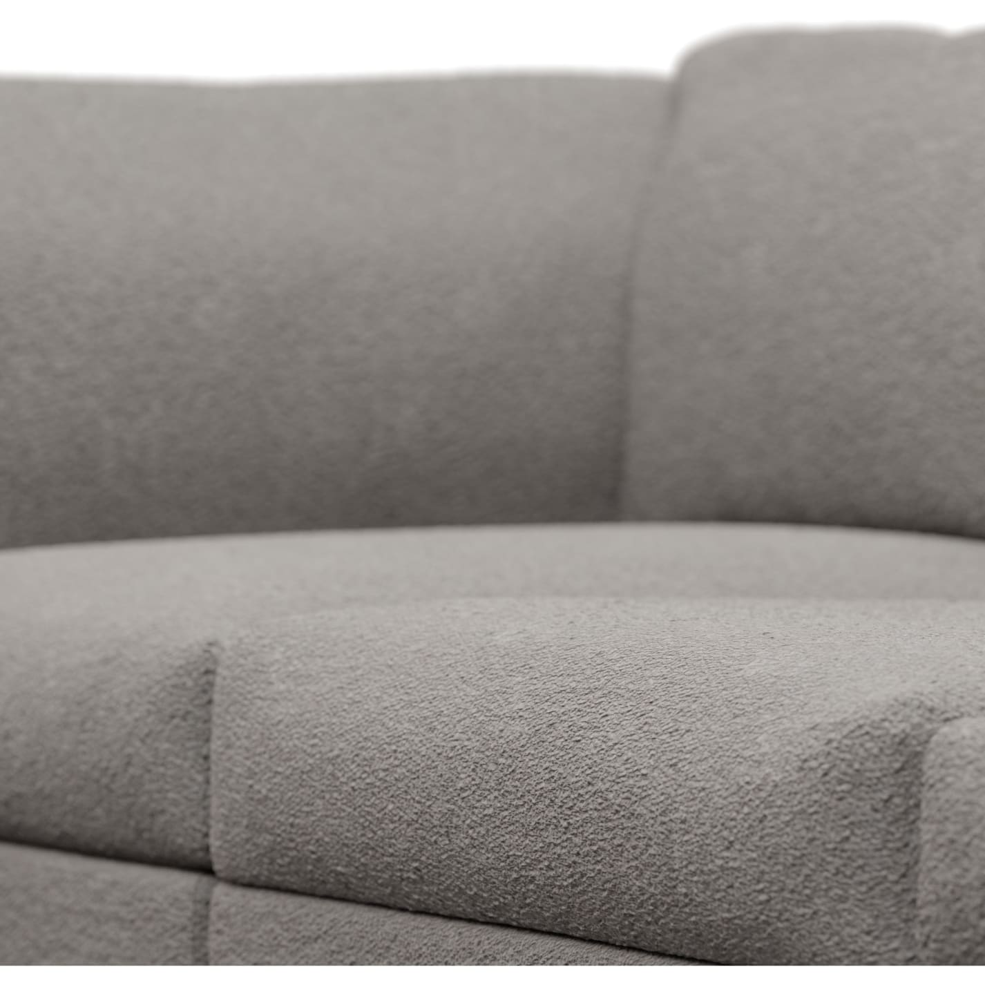 Finley Boucle Pumice Modular Sofa - 3 Seater color Boucle Pumice