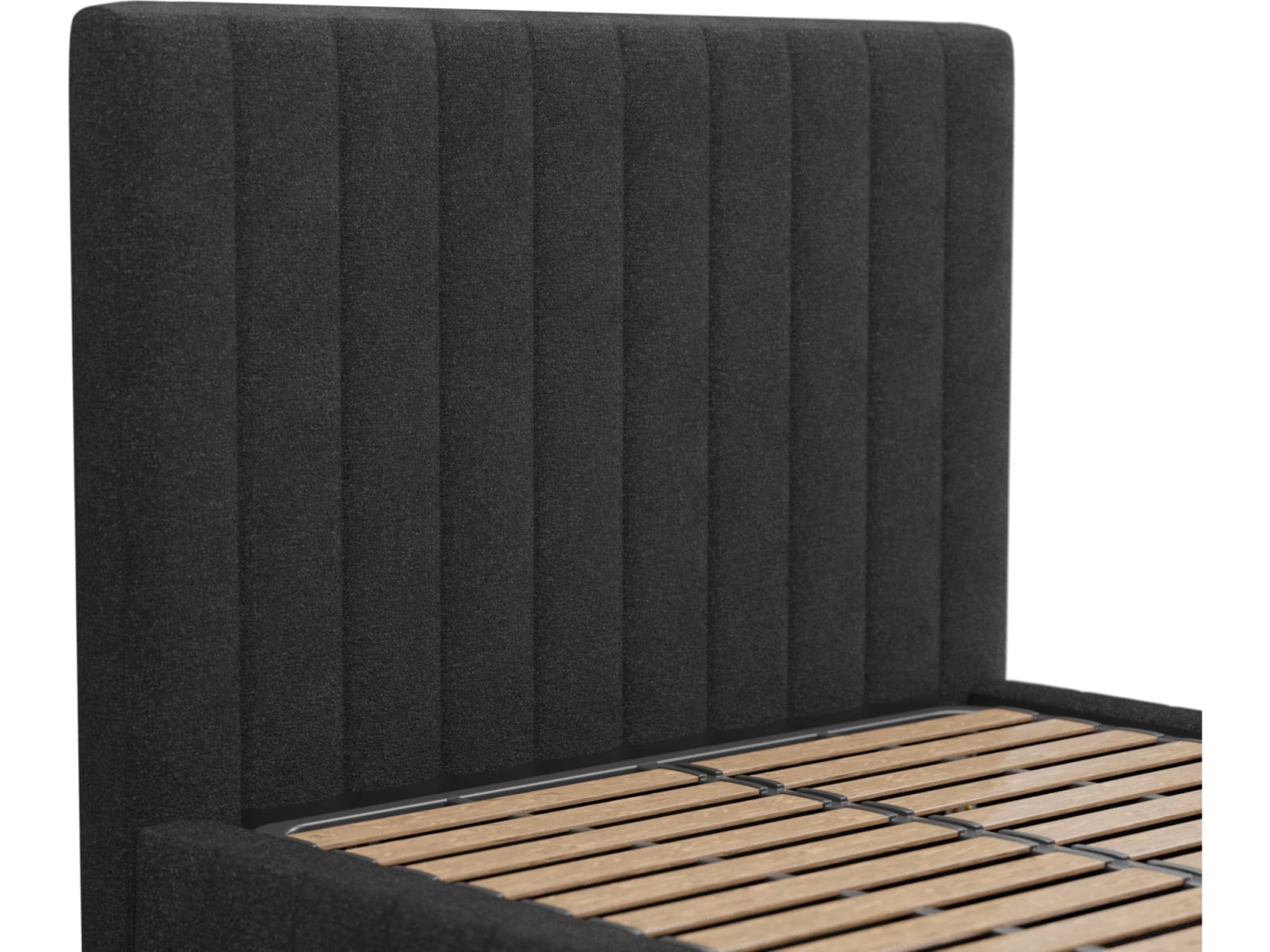 Brentwood Gas Lift Bed California Charcoal color California Charcoal