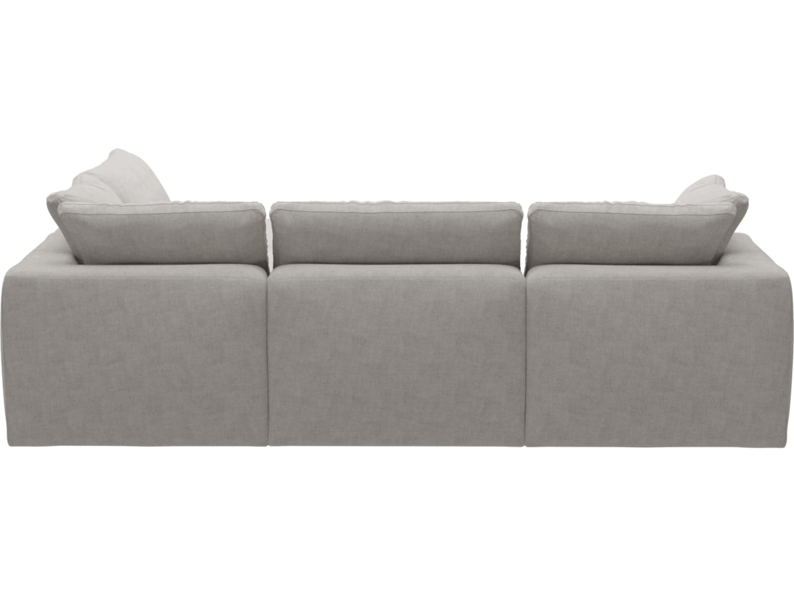 Cloud Avon Mineral Modular Sofa - 5 Piece color Avon Mineral