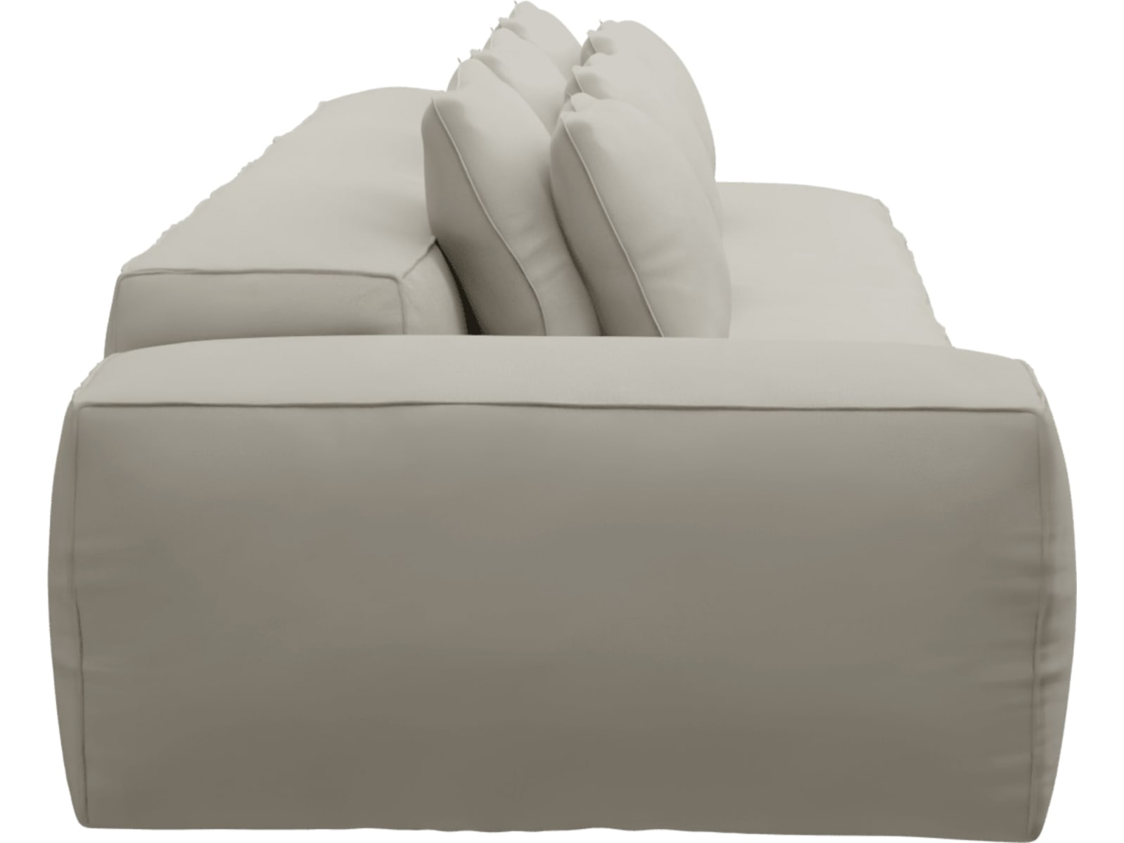 Riley California Ivory Modular Sofa - 1x Arm, 2x Armless, 1x Right Terminal color California Ivory