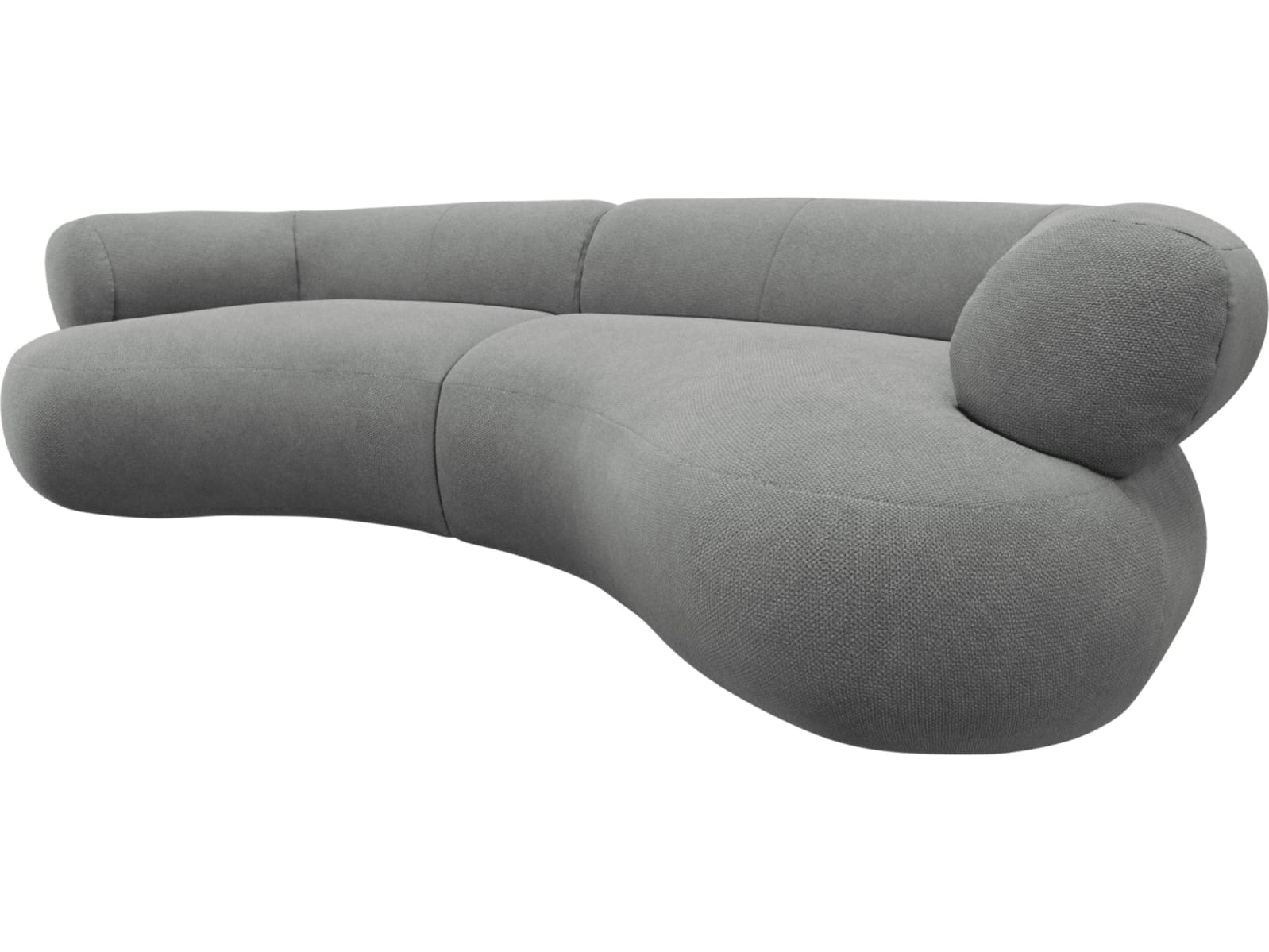 Colette Maya Flint Sofa - 3 Seater color Maya Flint