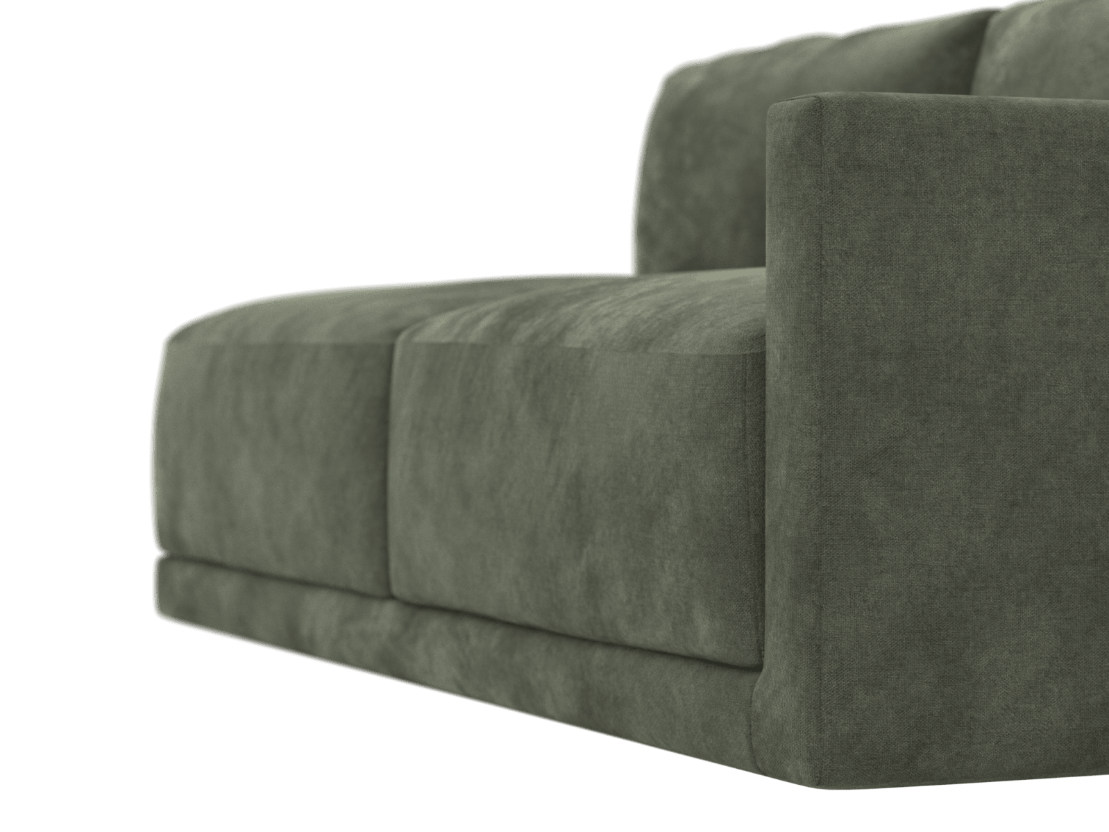 Haven Muse Forest 3 Seater Right Arm Facing Sofa Module color Muse Forest
