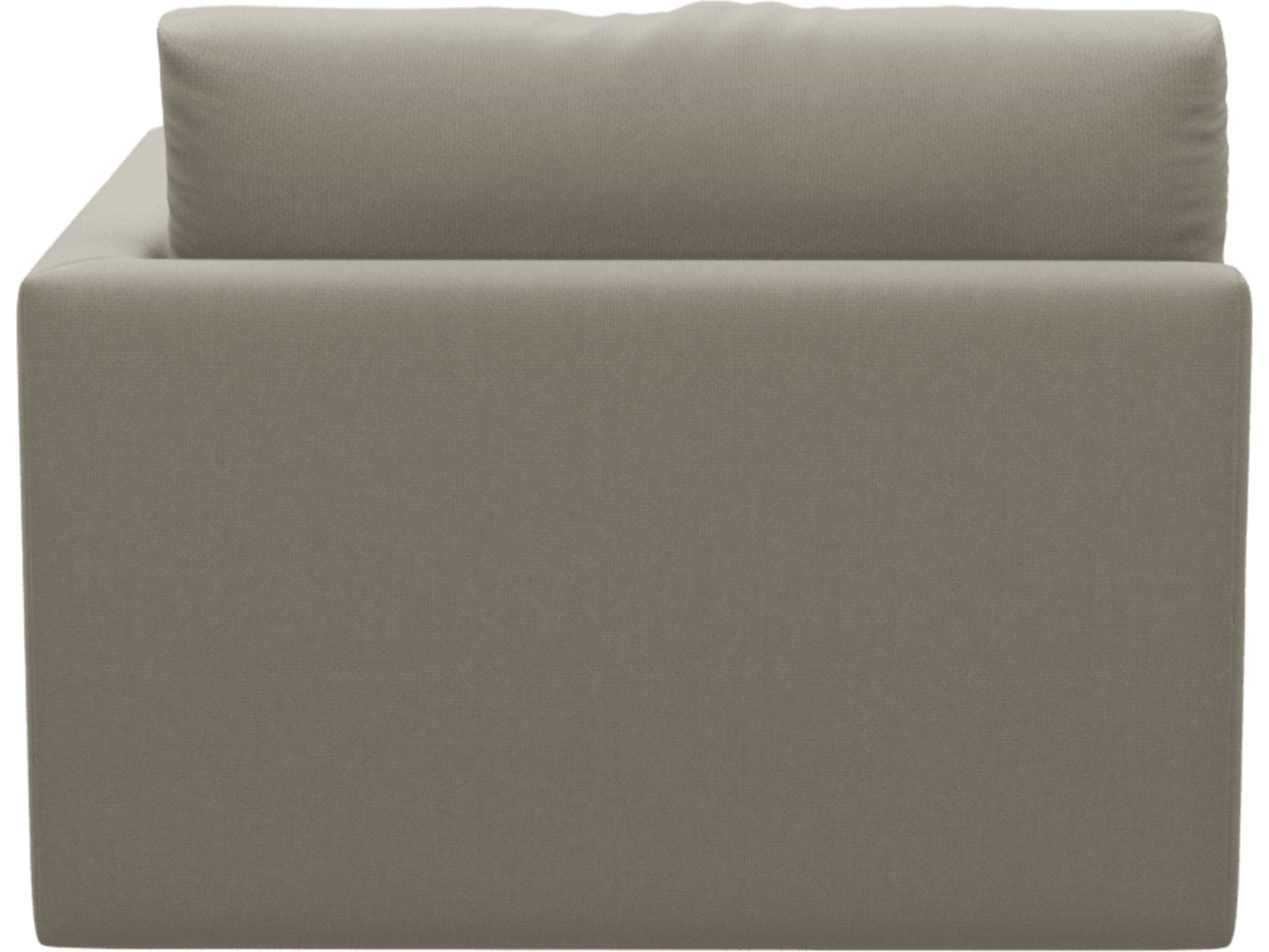 Haven Plaza Natural Right Arm Facing Sofa Module color Plaza Natural