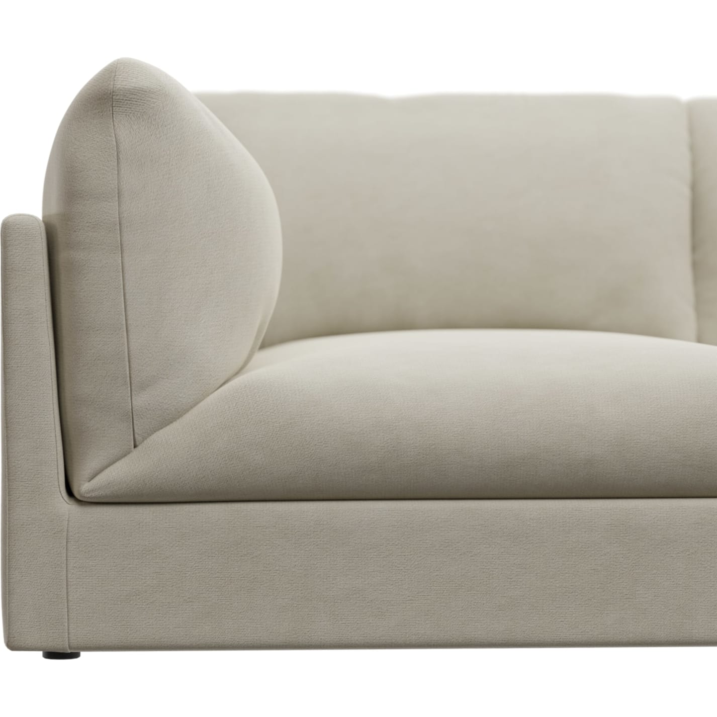 Finley Muse Flax Modular Sofa - 3 Seater color Muse Flax