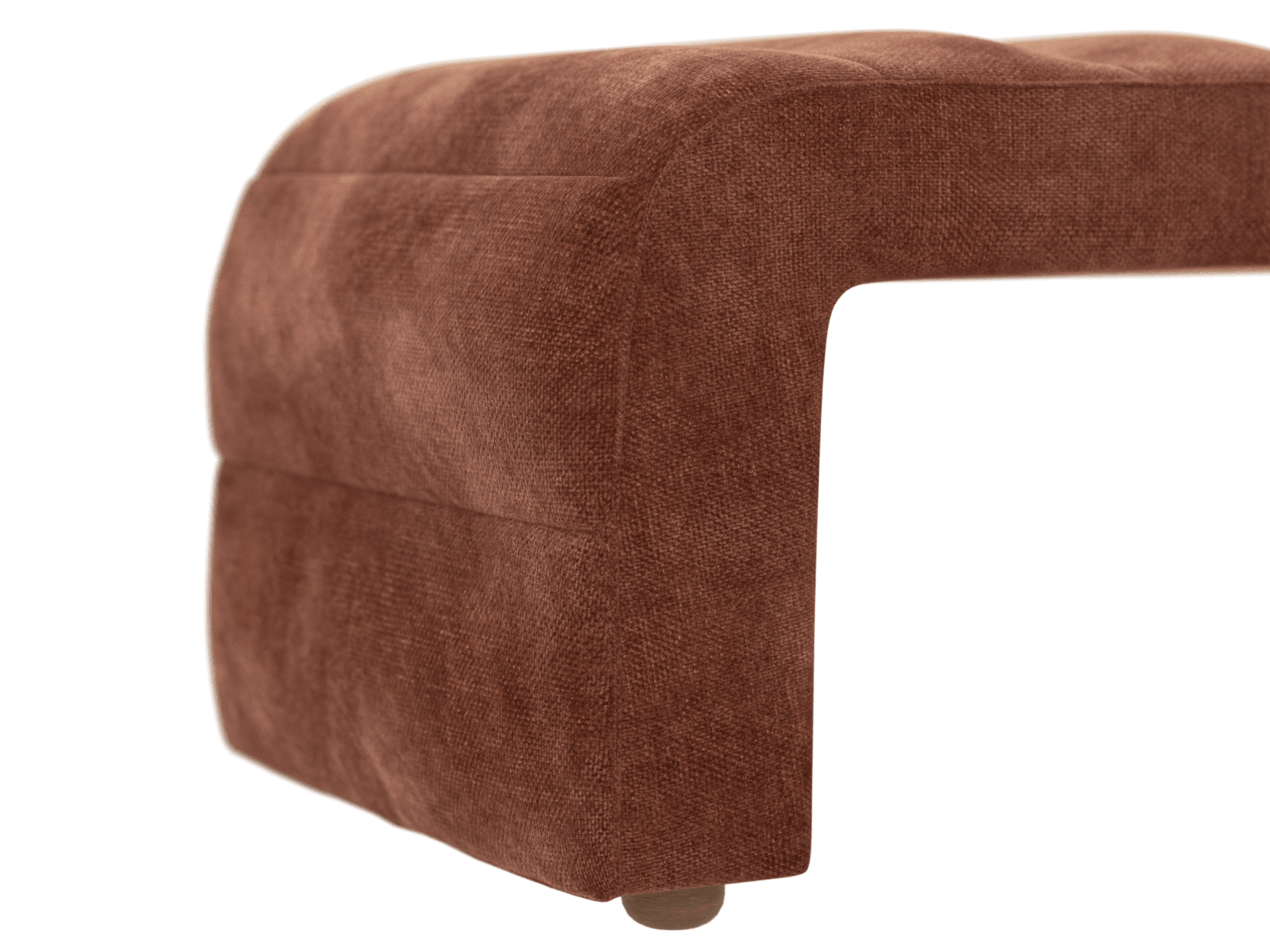 Maeve Bench Muse Rust color Muse Rust