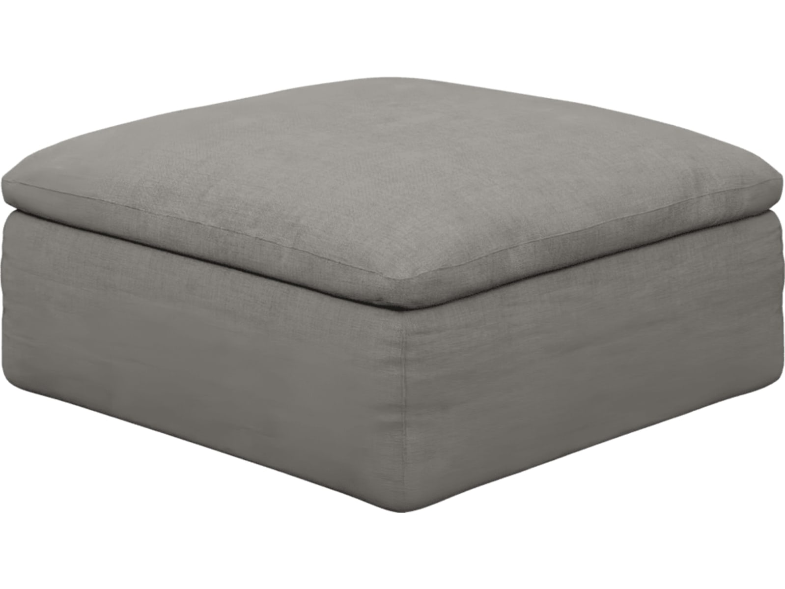 Cloud Deep Isla Soft Grey Ottoman color Isla Soft Grey