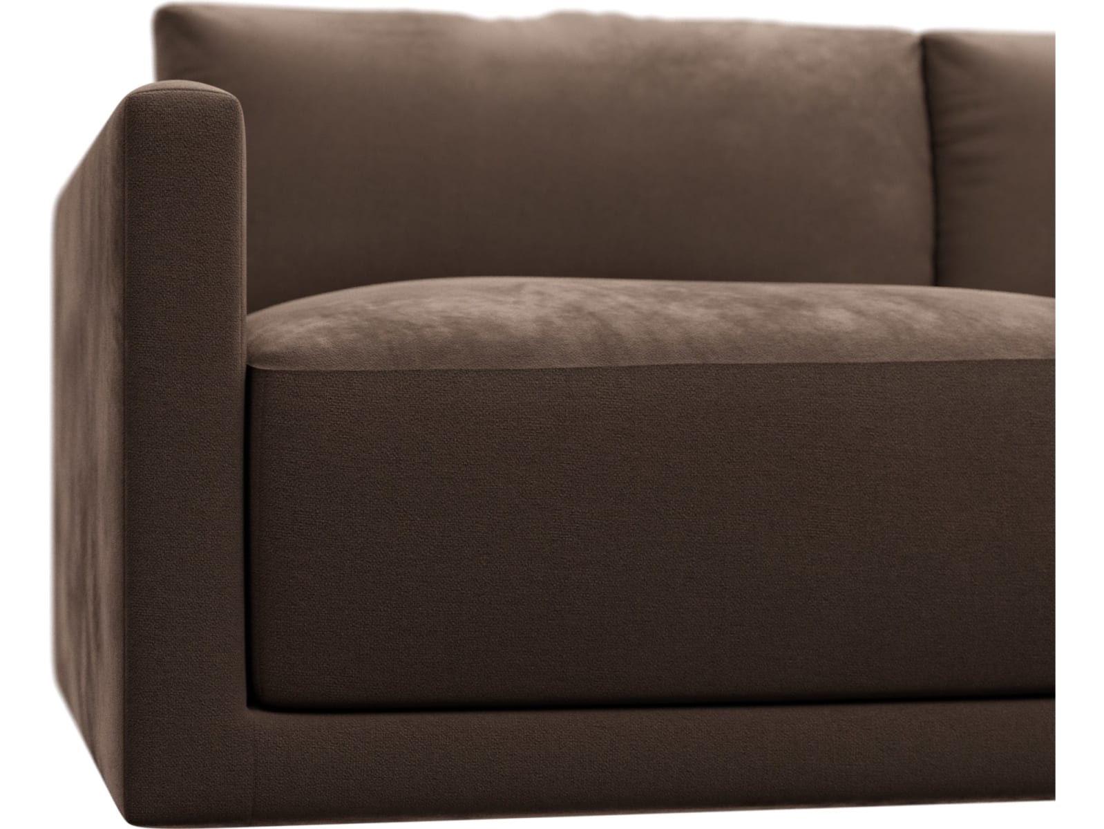Haven Muse Chocolate Sofa - 3.5 Seater color Muse Chocolate