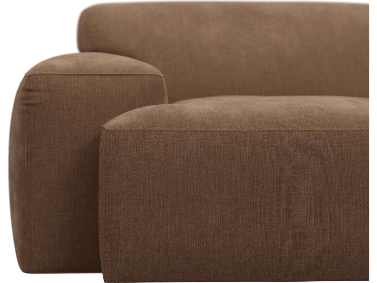 Copenhagen Tribute Chestnut Left Arm Facing Sofa Module color Tribute Chestnut