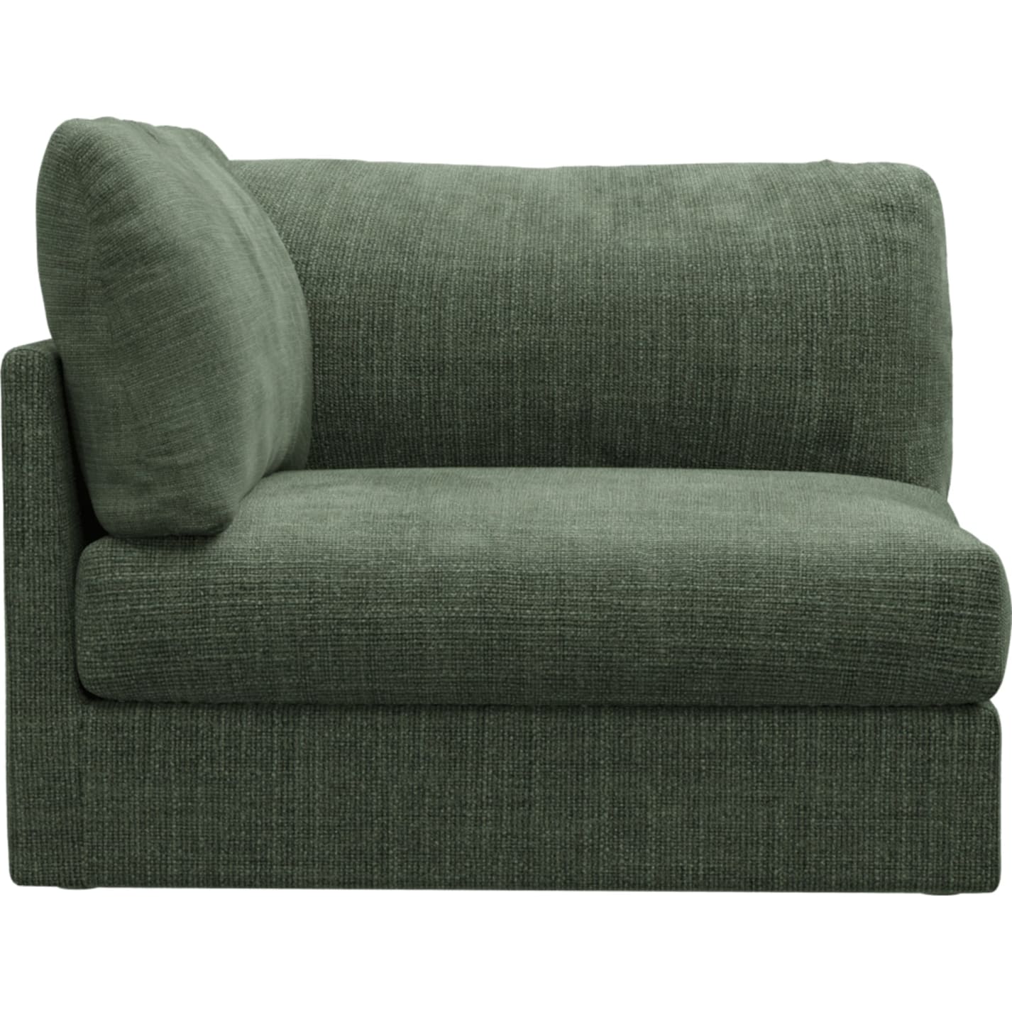 Finley Tribute Dark Jade Right Arm Facing Sofa Chair Module color Tribute Dark Jade