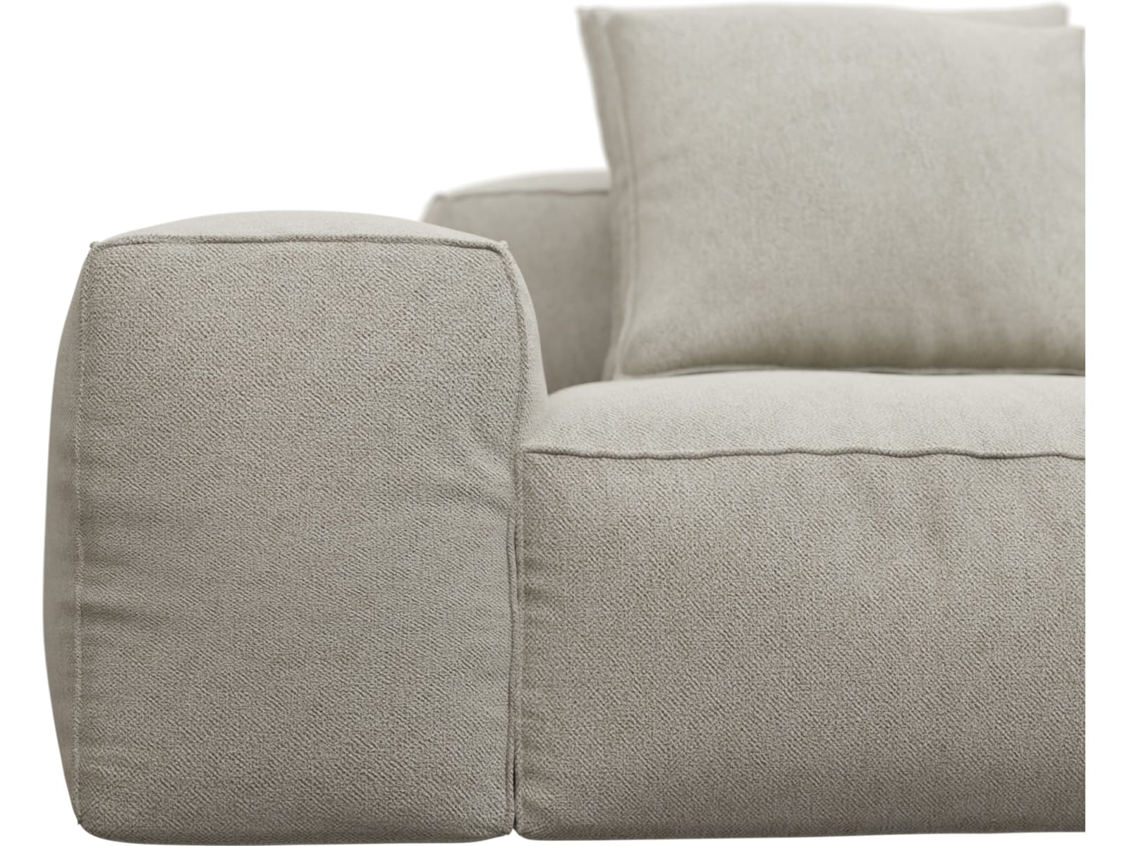 Riley Noa Desert Modular Sofa - 1x Arm, 4x Armless, 1x Right Terminal color Noa Desert