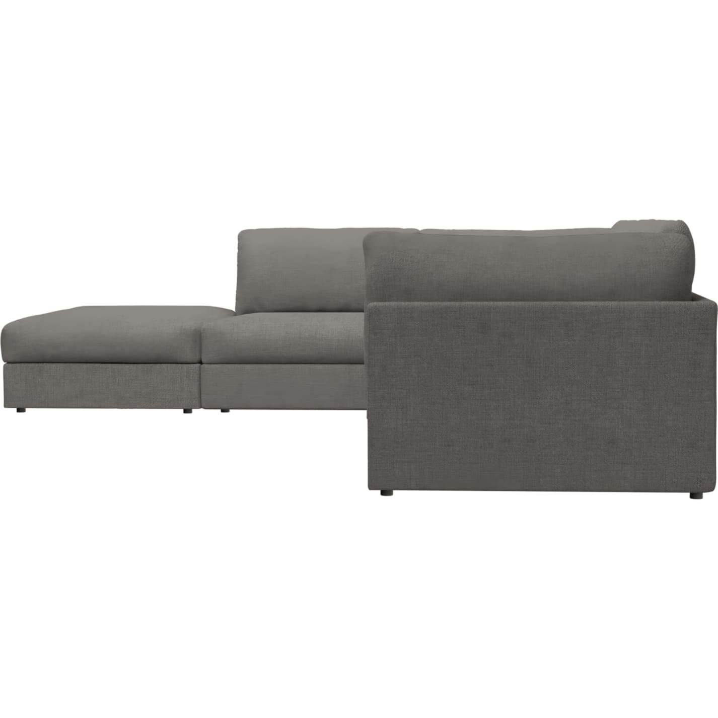 Finley Isla Soft Grey Modular Sofa - 5 Seater LAF Terminal color Isla Soft Grey