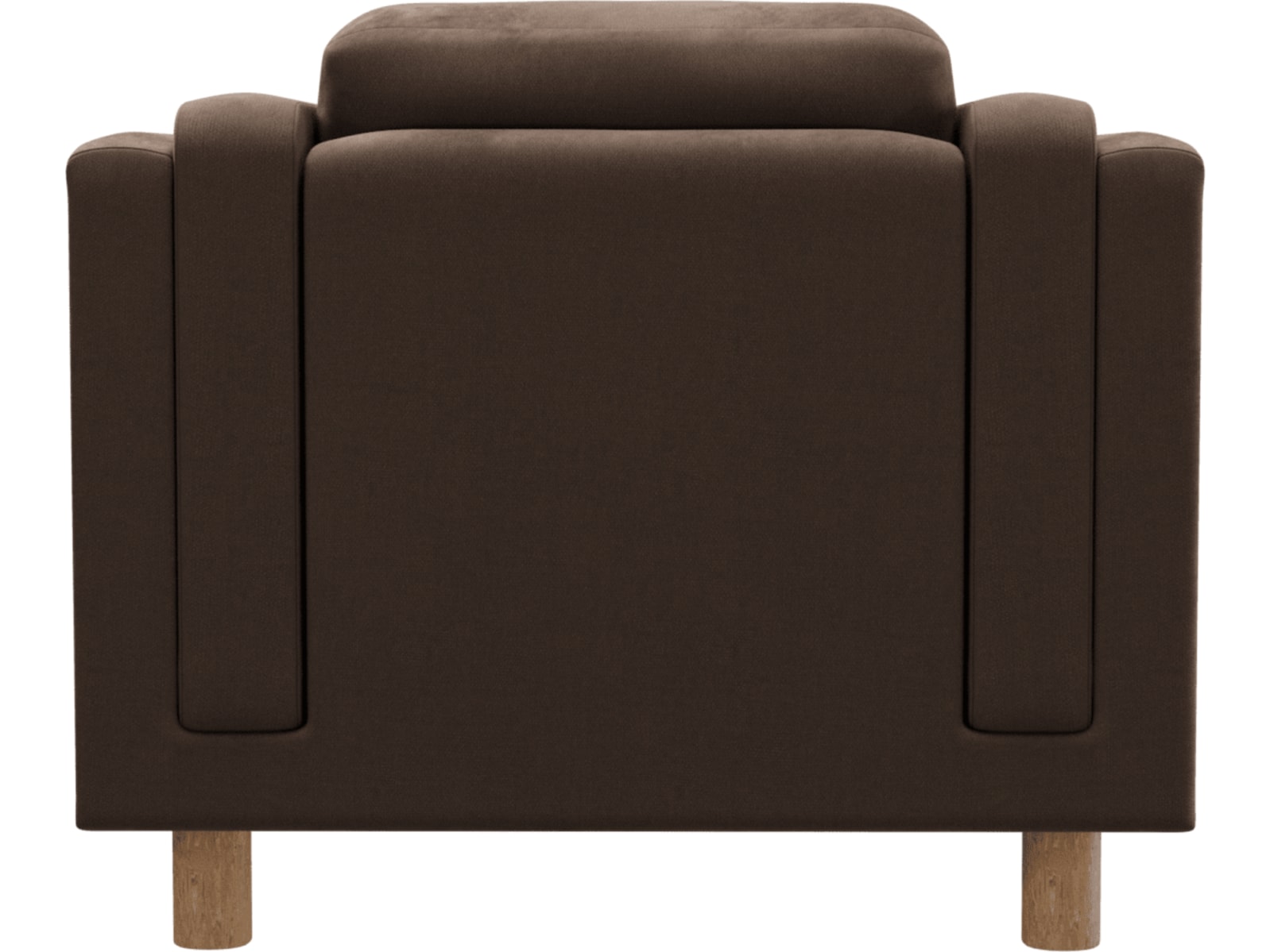 Hayes Muse Chocolate Armchair color Muse Chocolate