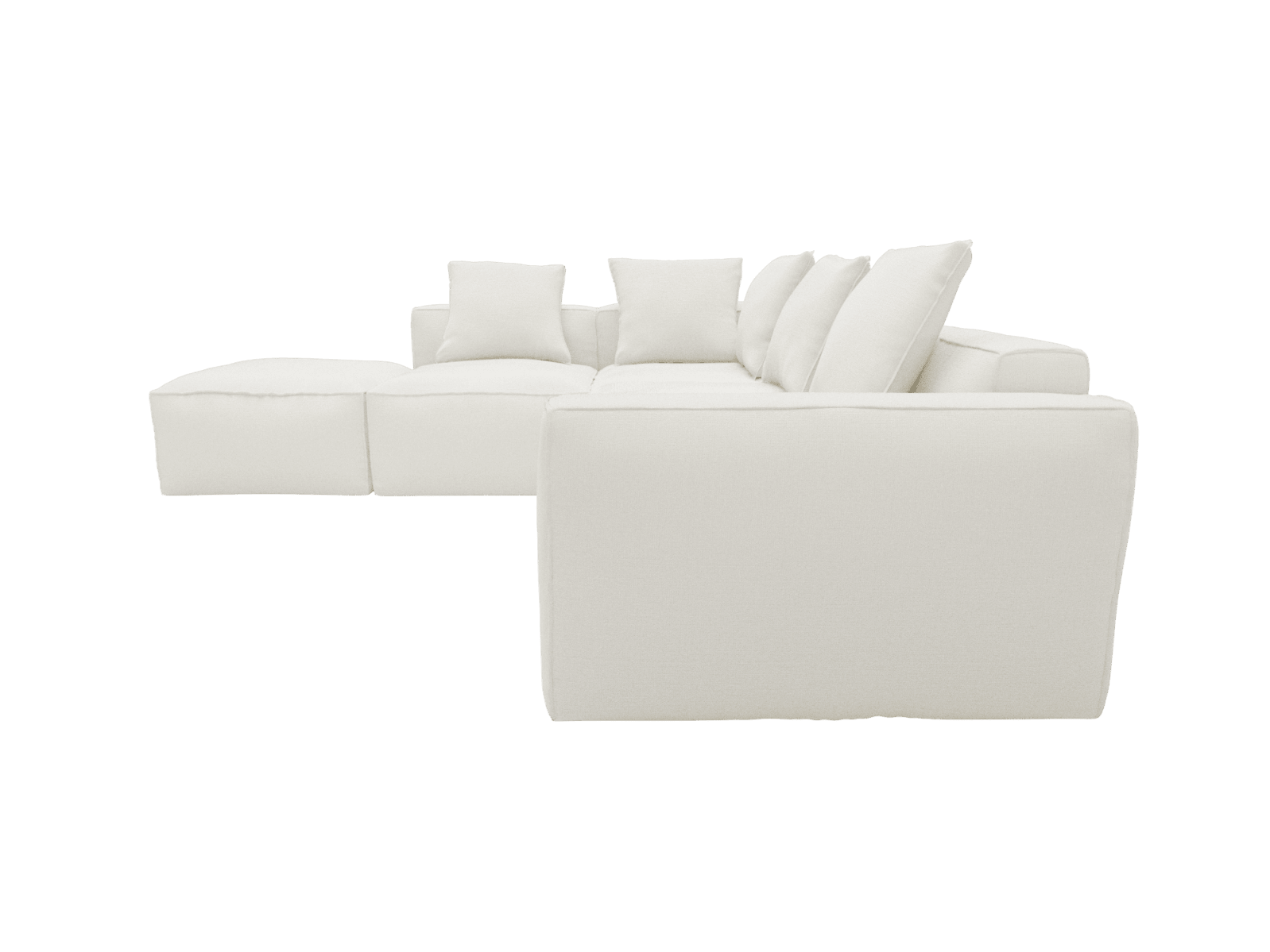 Riley Apt Tribute Shell Sofa - 5 Seater LAF Terminal color Tribute Shell