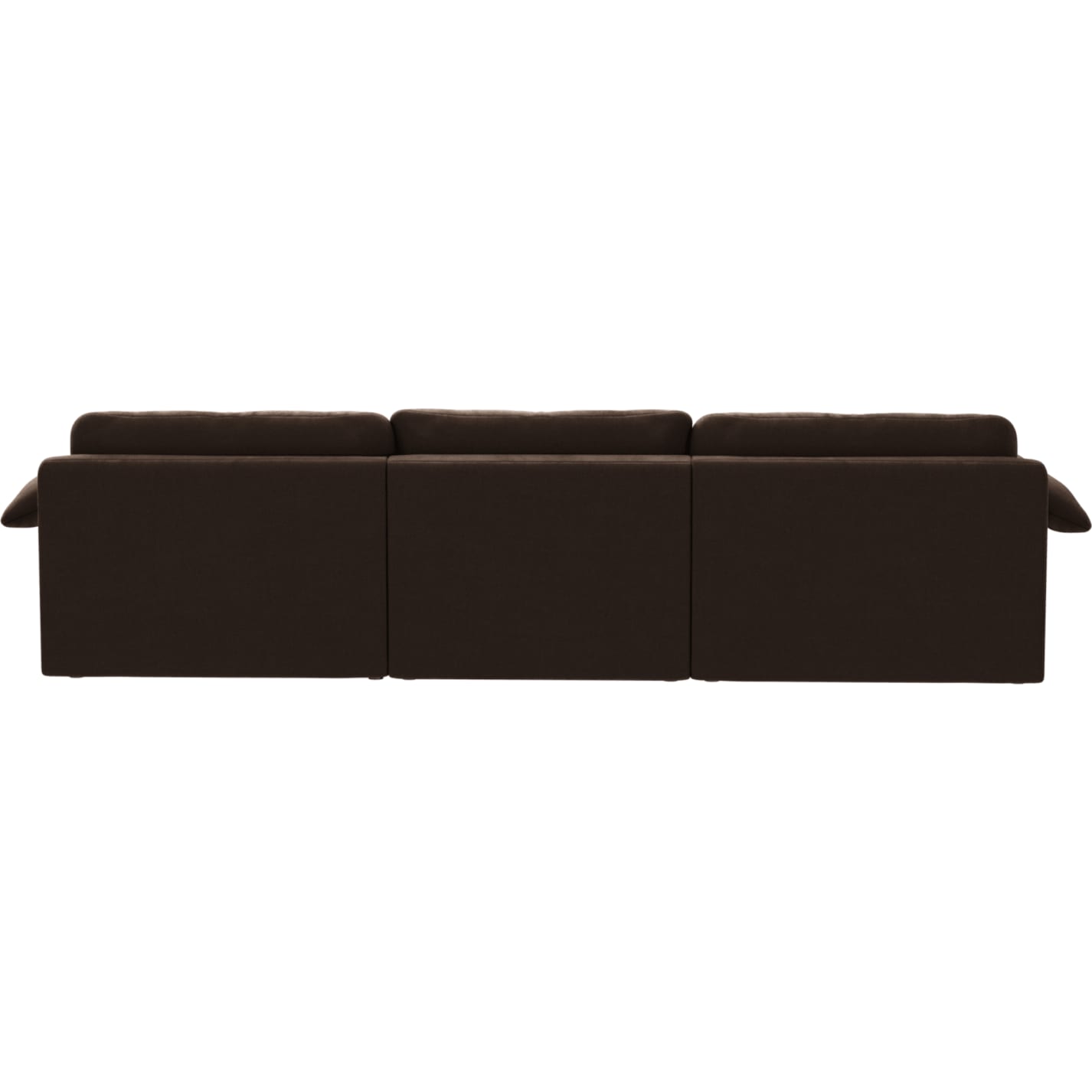 Ludlow Muse Chocolate Sofa - 3 Seater color Muse Chocolate