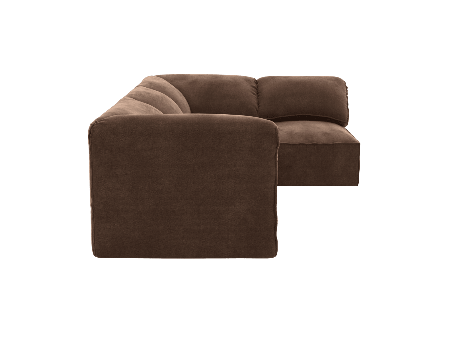 Kai Muse Chocolate Modular Sofa - 4 Seater color Muse Chocolate