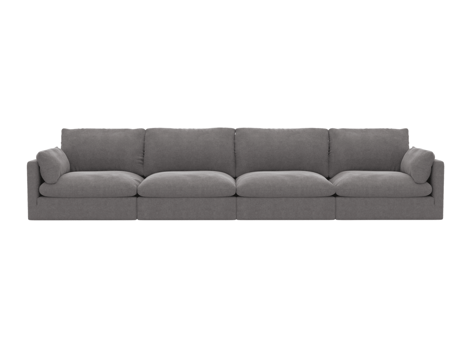 Willow Tribute Storm Modular Sofa - 4 Seater color Tribute Storm
