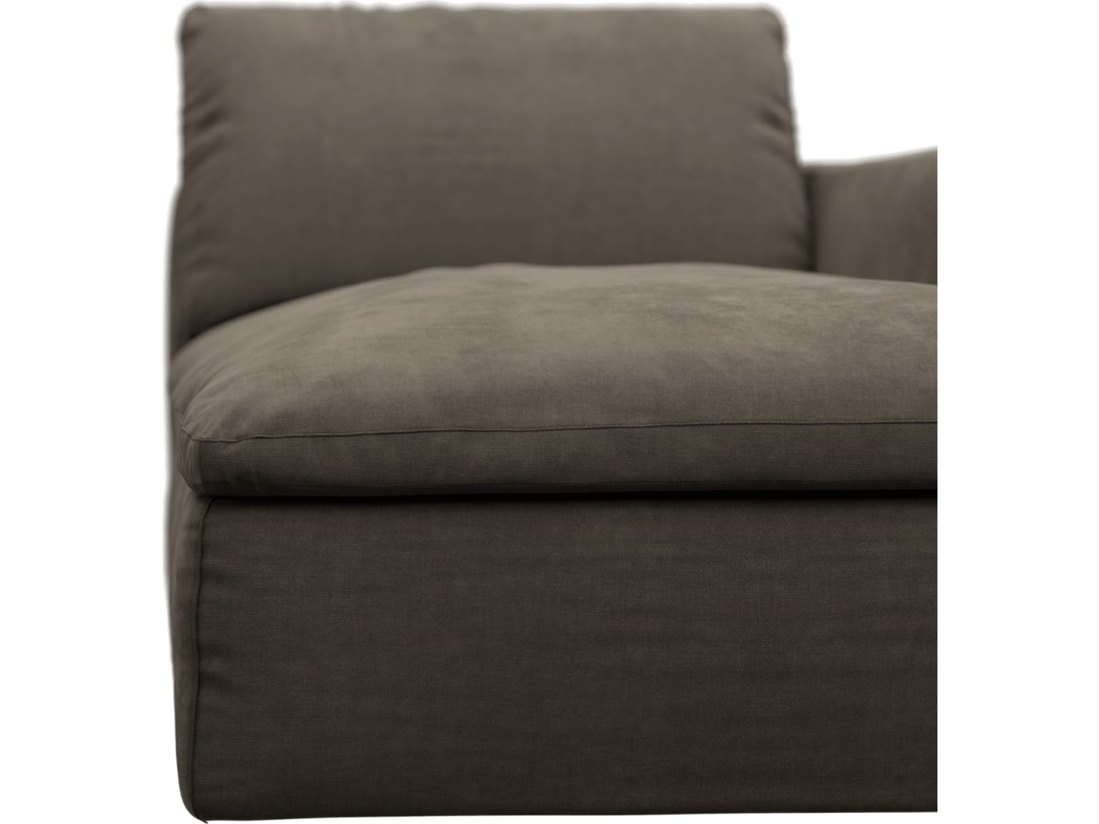 Cloud Deep Chaise Right Module Muse Mink color Muse Mink