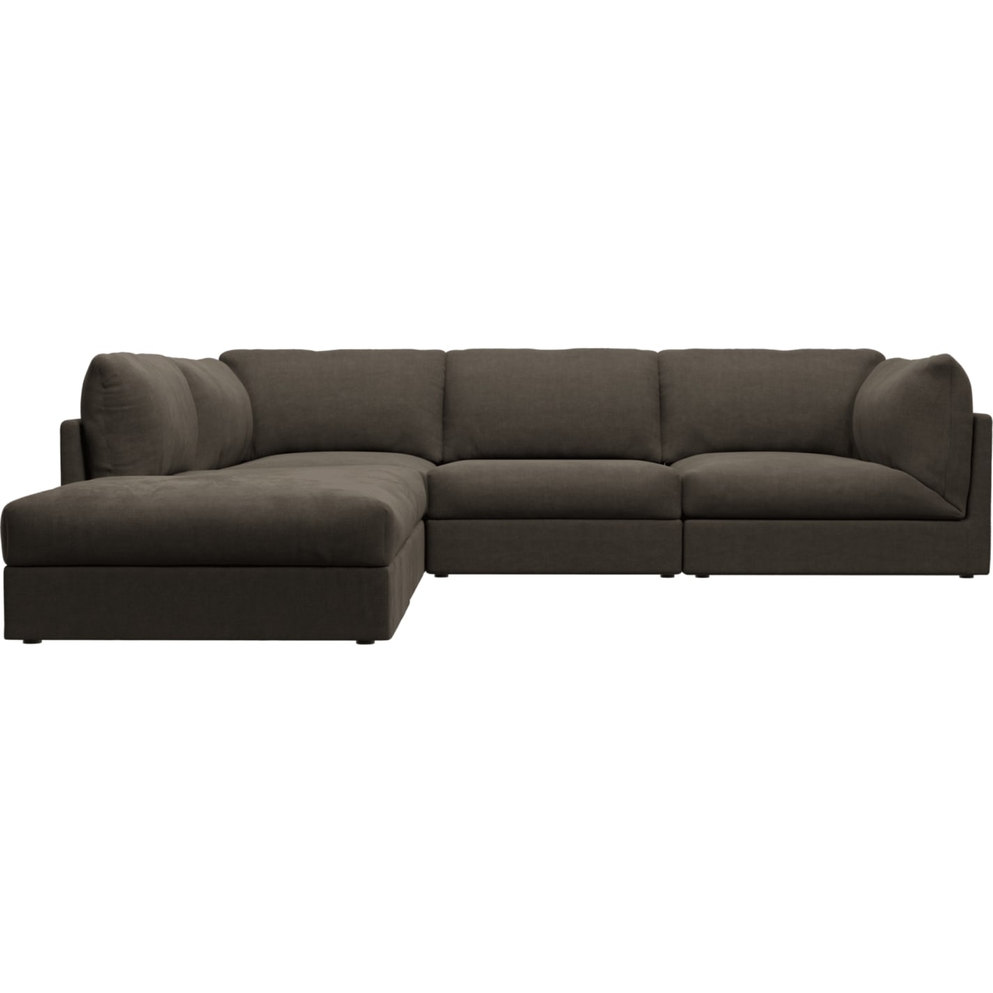 Finley Muse Mink Modular Sofa - 5 Seater LAF Terminal color Muse Mink