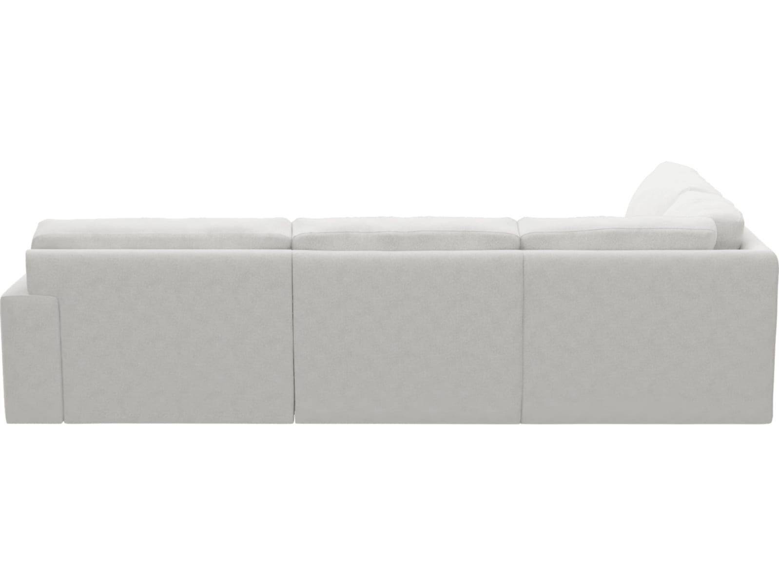 Monica Noa Fog Sofa - 4 Seater LAF Terminal color Noa Fog