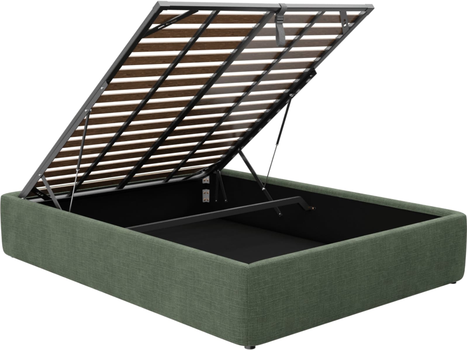 Leo Gas Lift Bed Base Tribute Dark Jade color Tribute Dark Jade