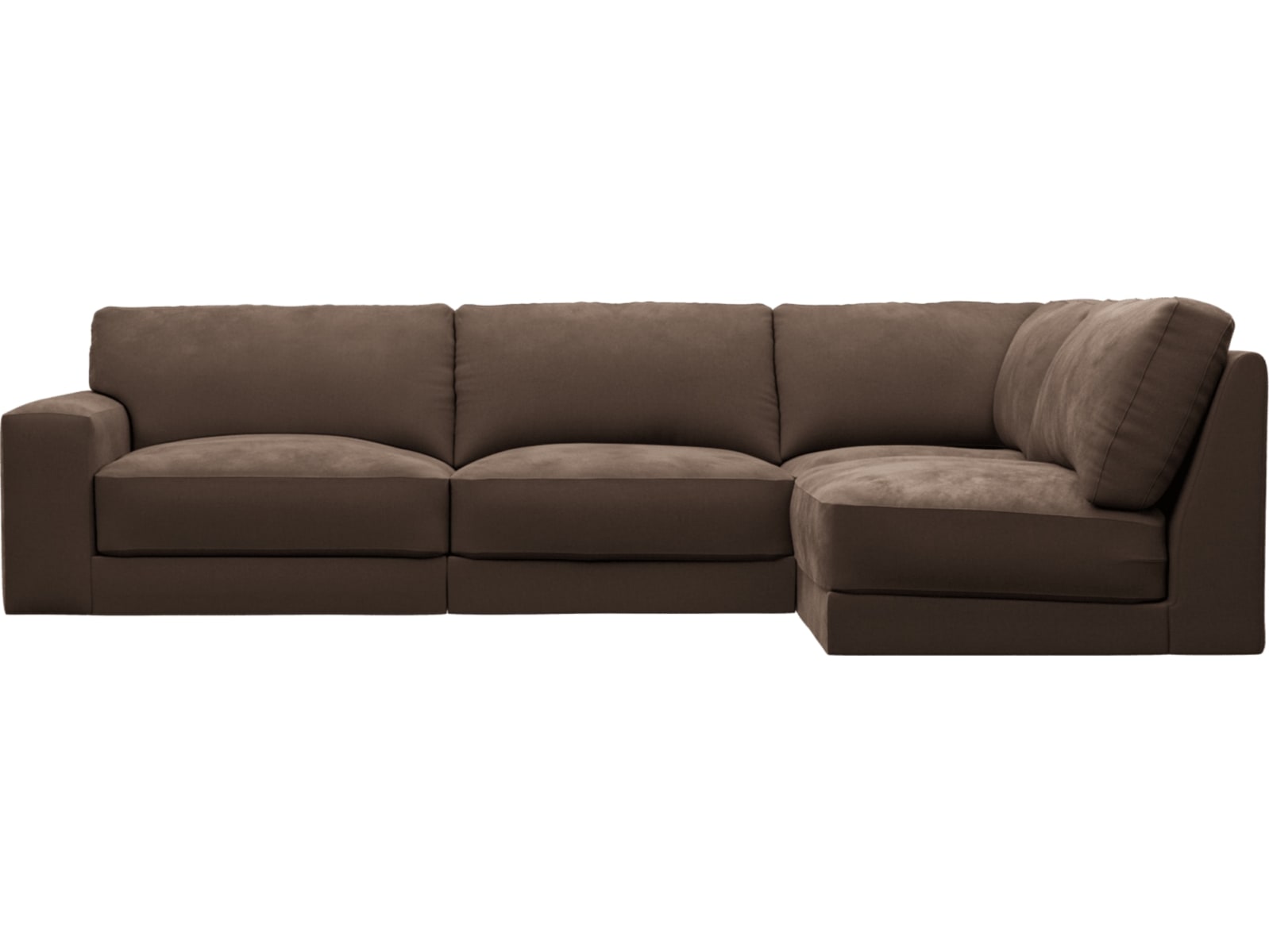 Monica Muse Chocolate Sofa - 4 Seater RAF Terminal color Muse Chocolate