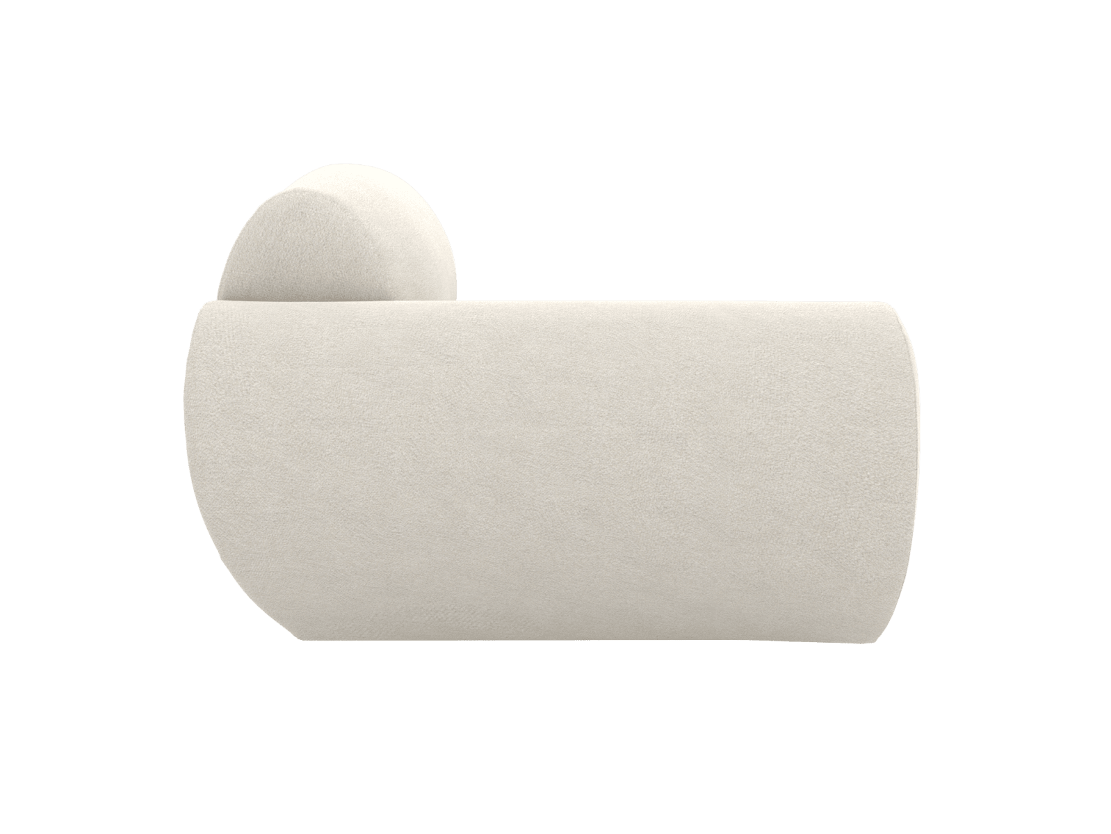 Malmo California Ivory 1 Seat Left Arm Facing Sofa Module color California Ivory