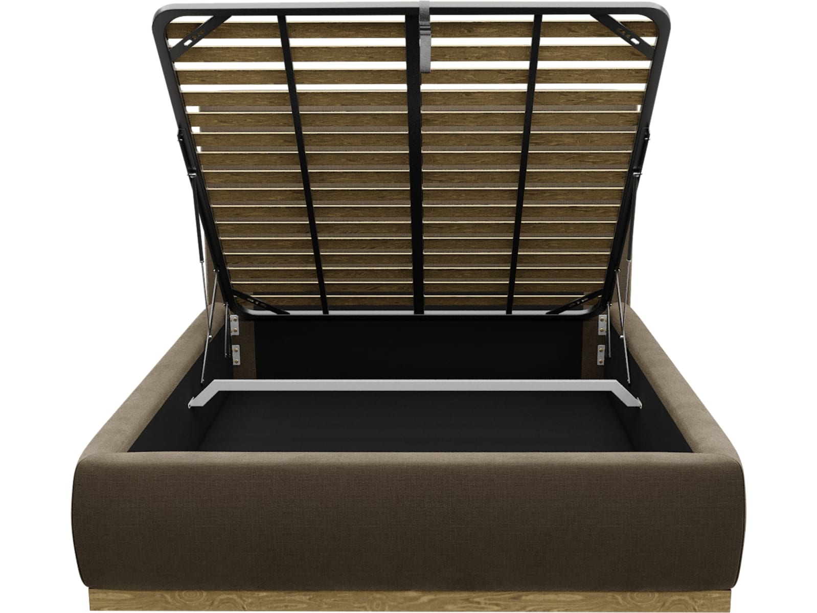 Haven Gas Lift Bed Tribute Walnut color Tribute Walnut