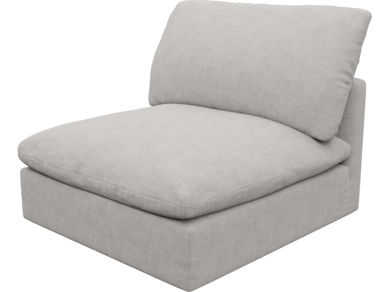 Willow Avon Mineral Armless Sofa Module color Avon Mineral
