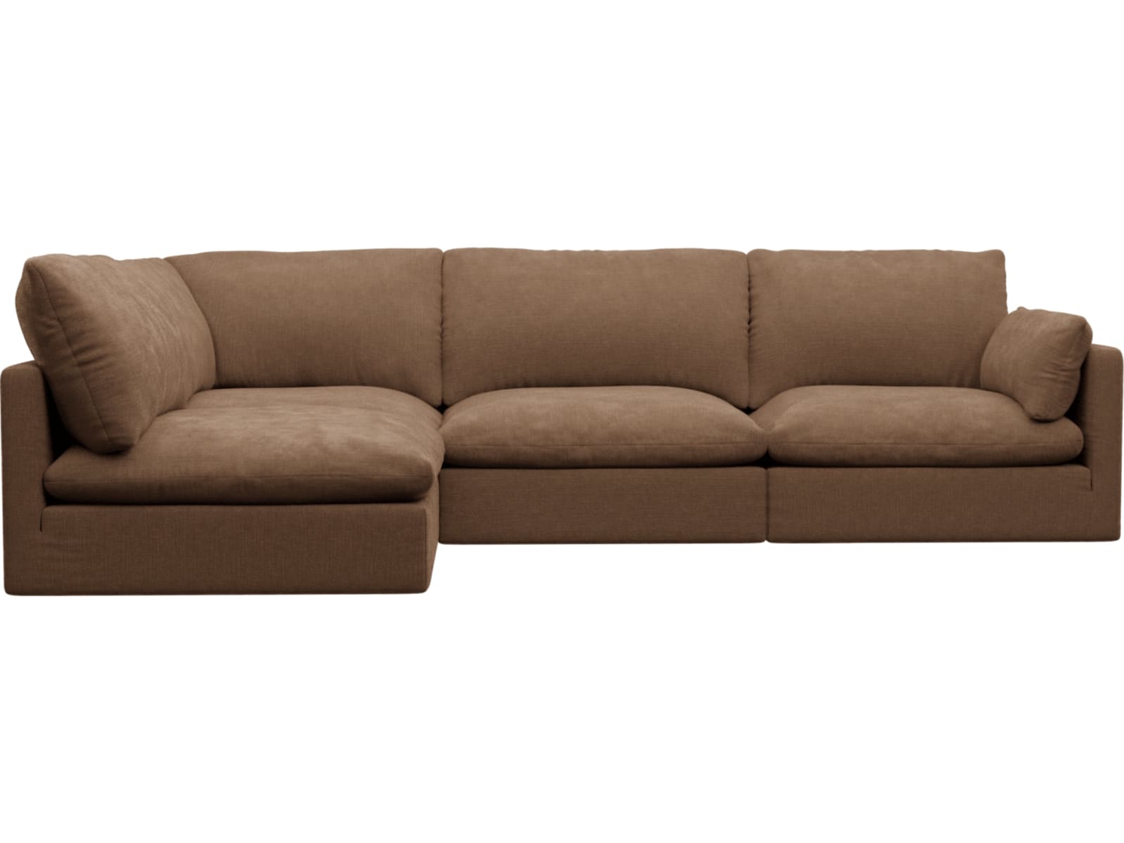 Willow Tribute Chestnut Corner Sofa - 4 Seater LAF Terminal color Tribute Chestnut