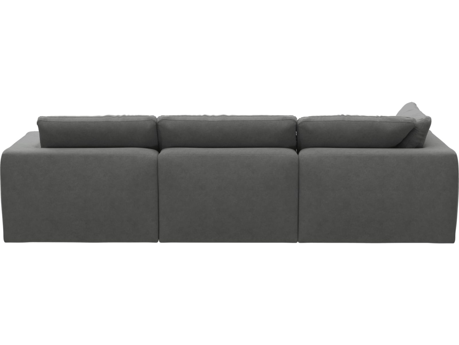 Cloud Deep Maya Flint Modular Sofa - 3 Seater Chaise color Maya Flint
