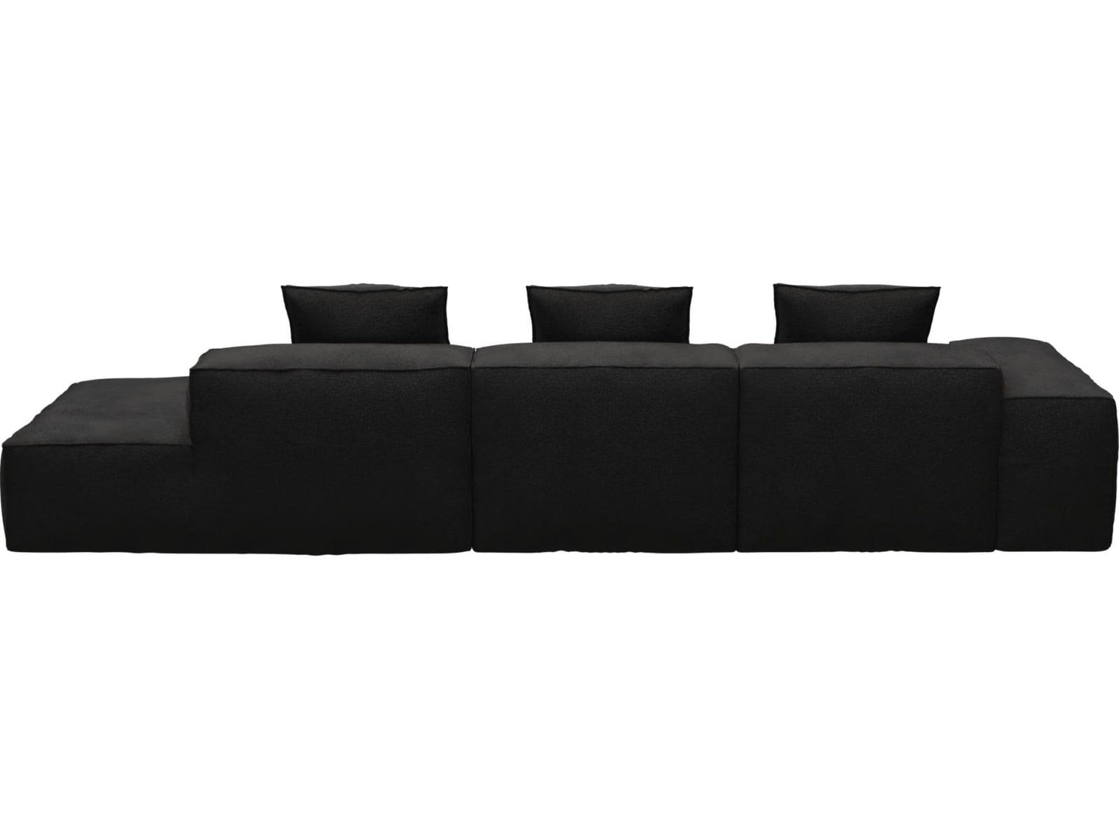 Riley California Charcoal Modular Sofa - 1x Arm, 2x Armless, 1x Right Terminal color California Charcoal