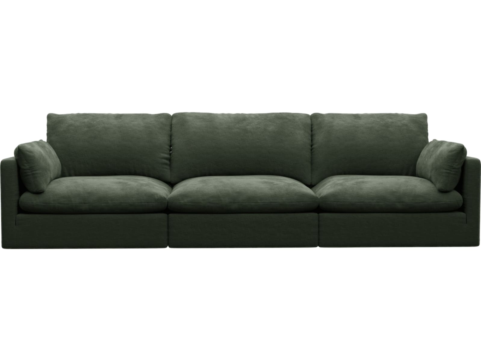 Willow Muse Forest Modular Sofa - 3 Seater color Muse Forest