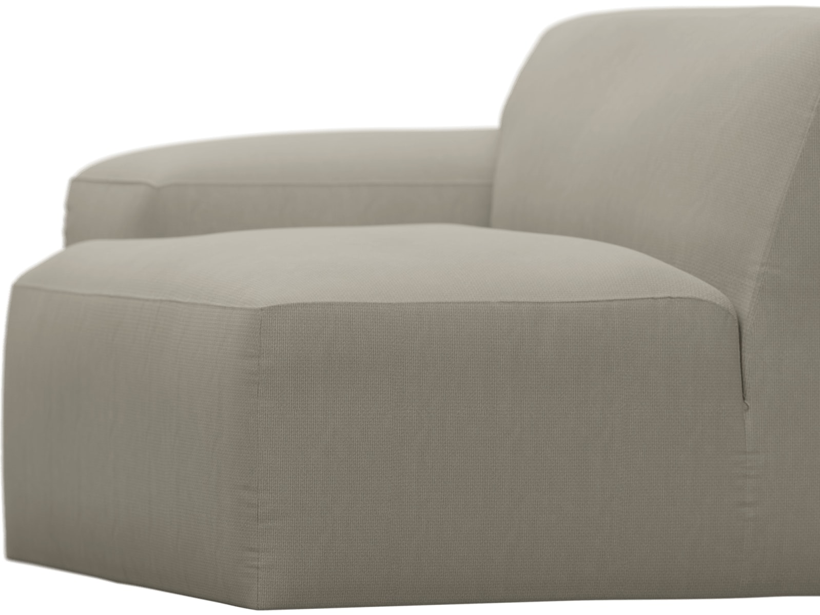 Copenhagen Plaza Natural Left Arm Facing Sofa Module color Plaza Natural