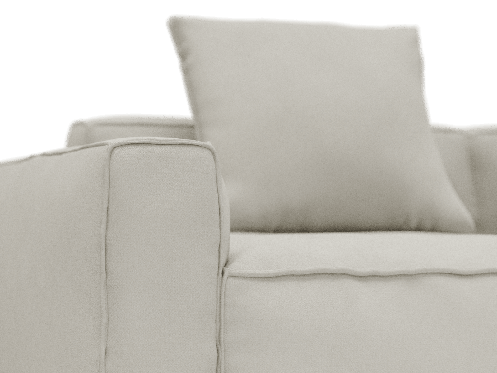Riley Apt California Ivory Sofa - 2 Seater color California Ivory