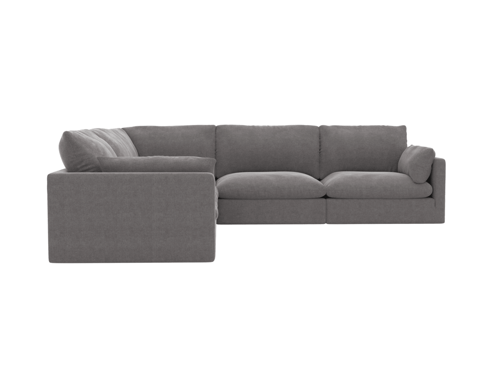 Willow Tribute Storm Corner Sofa - 5 Seater color Tribute Storm